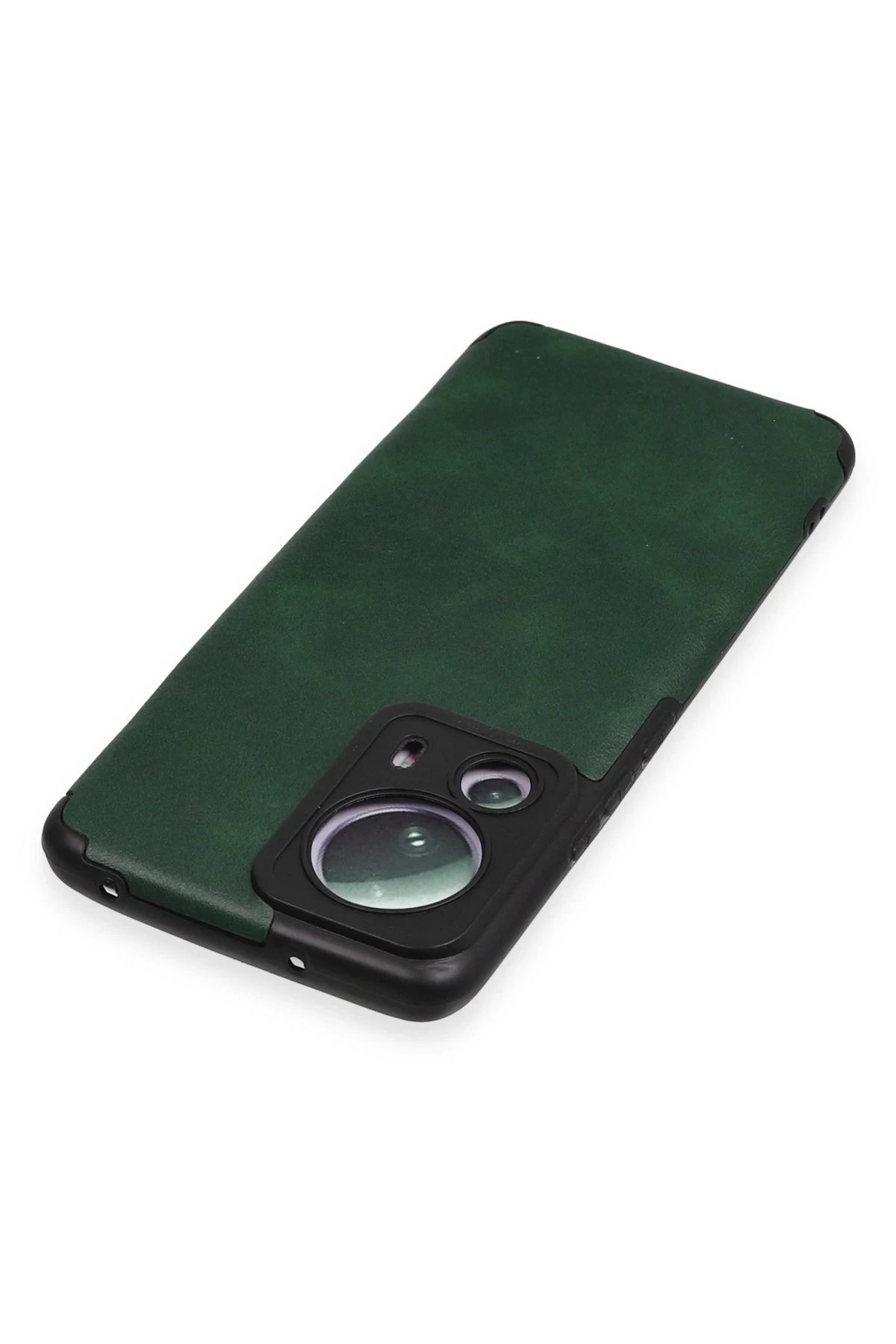 Newface Xiaomi Mi 13 Lite Kılıf Loop Deri Silikon - Yeşil