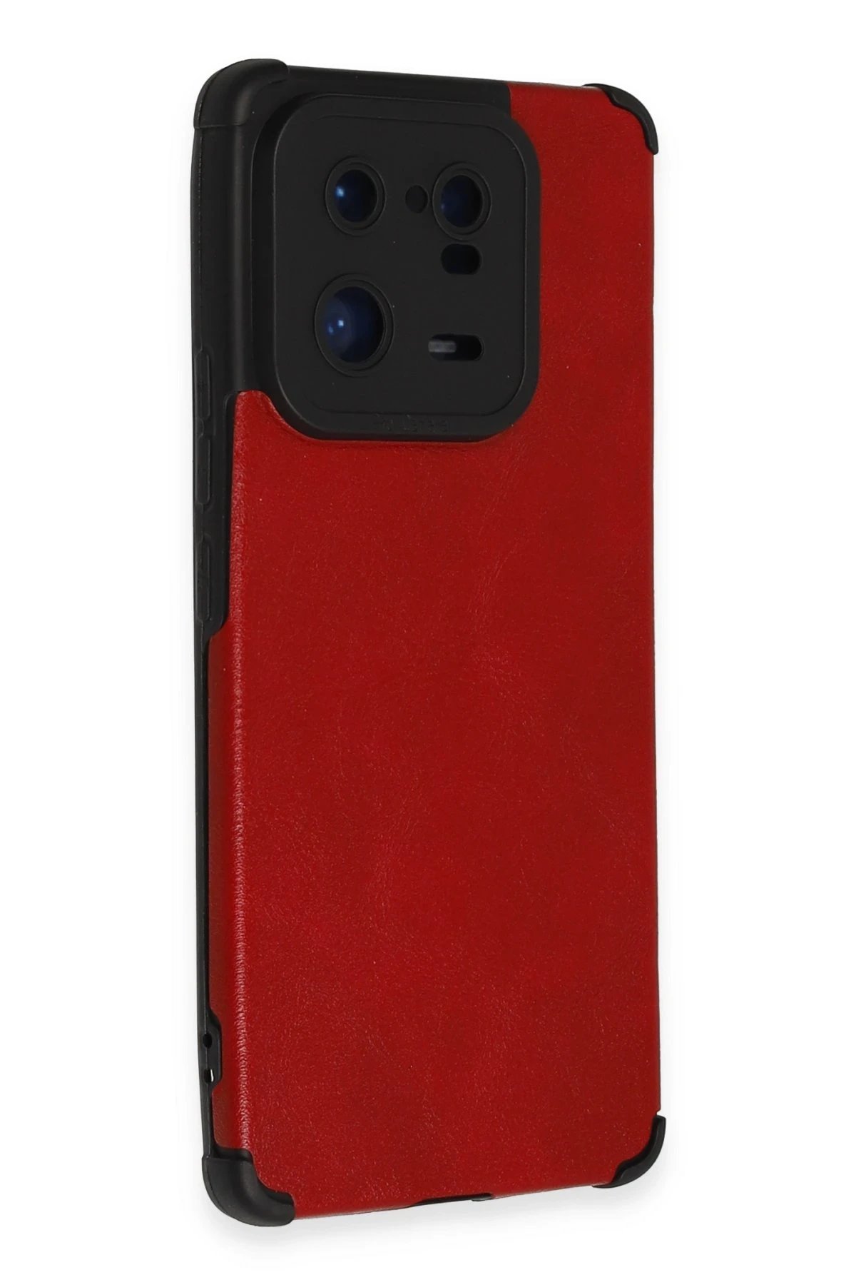 Newface Xiaomi Mi 13 Pro Kılıf Loop Deri Silikon - Kırmızı