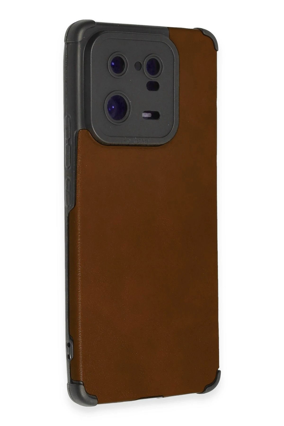 Newface Xiaomi Mi 13 Pro Kılıf Loop Deri Silikon - Kahverengi