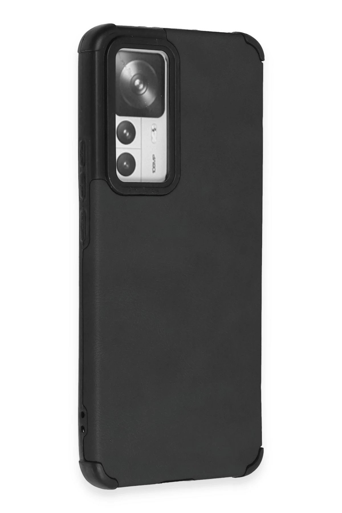 Newface Xiaomi Mi 12T Kılıf Loop Deri Silikon - Siyah