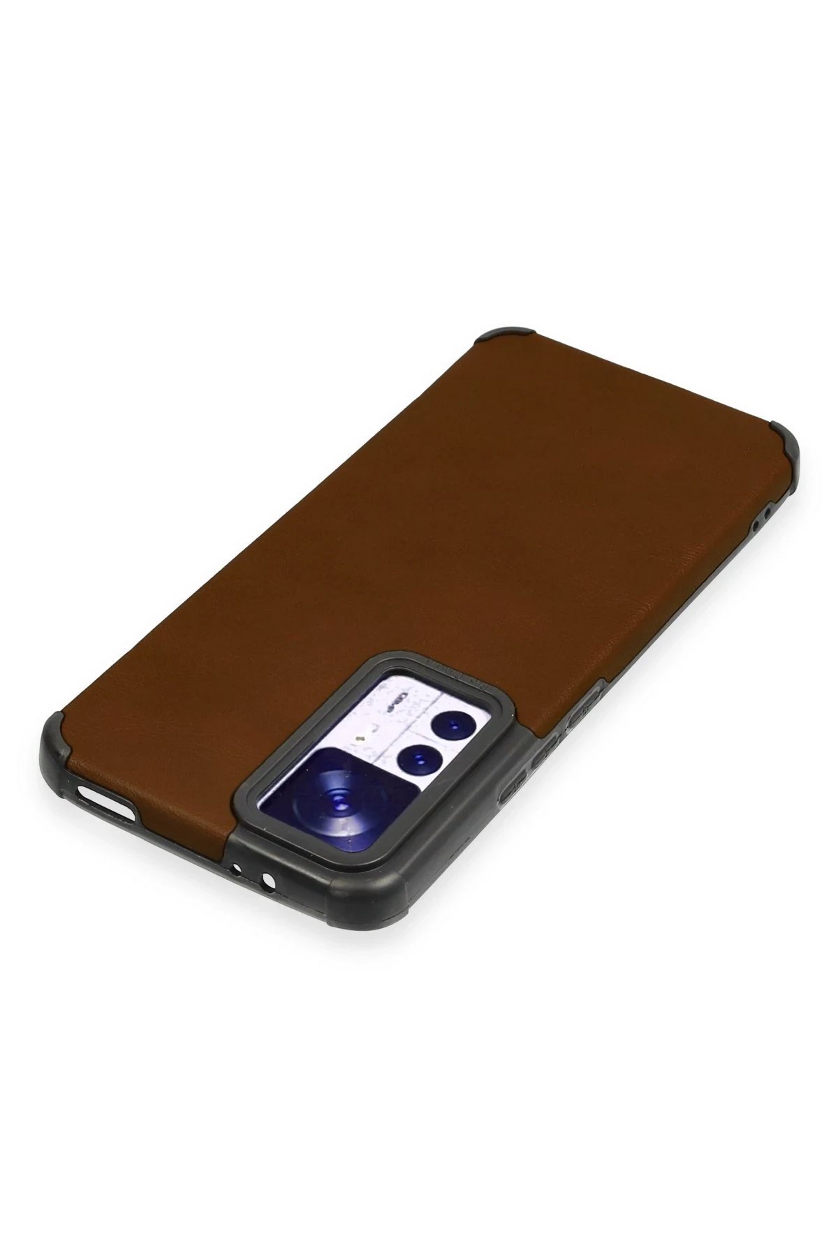 Newface Xiaomi Mi 12T Kılıf Loop Deri Silikon - Kahverengi