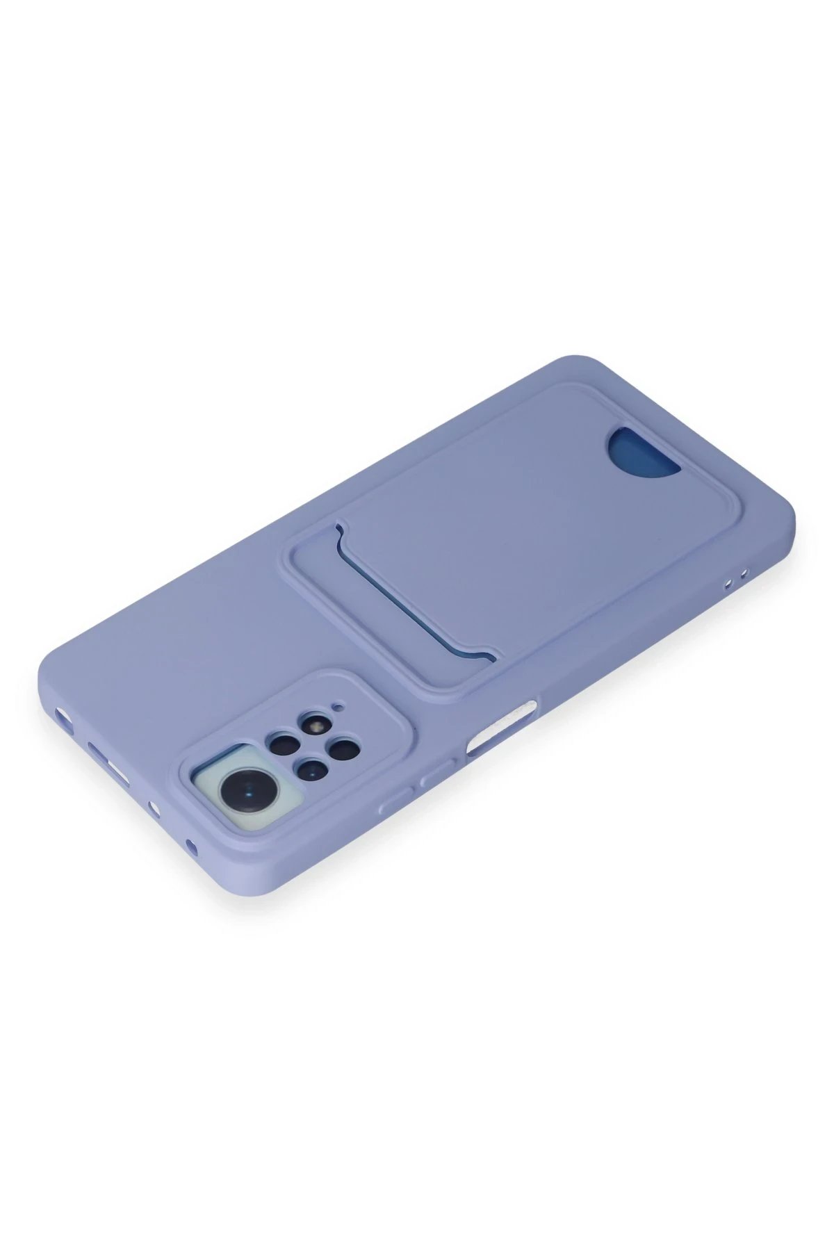 Newface Xiaomi Redmi Note 11 Pro Kılıf Kelvin Kartvizitli Silikon - Lila