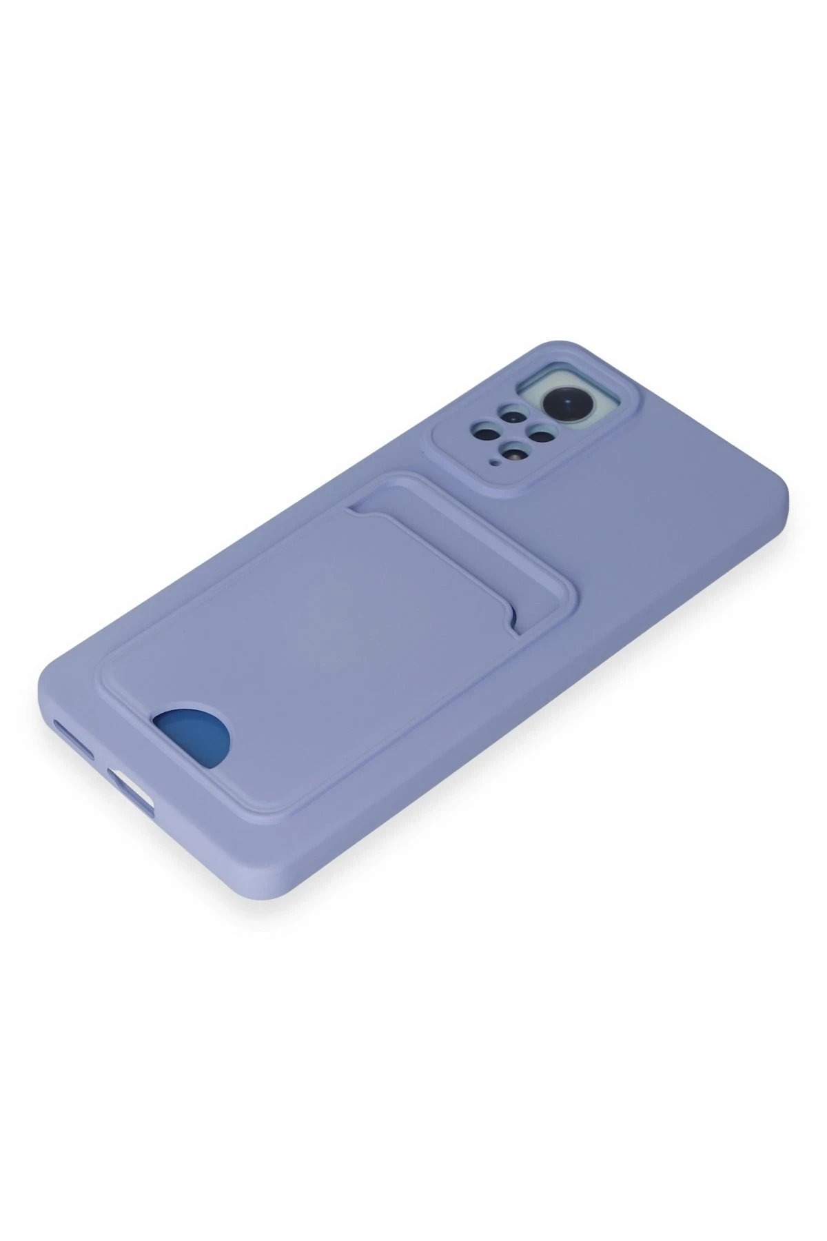 Newface Xiaomi Redmi Note 11 Pro Kılıf Kelvin Kartvizitli Silikon - Lila