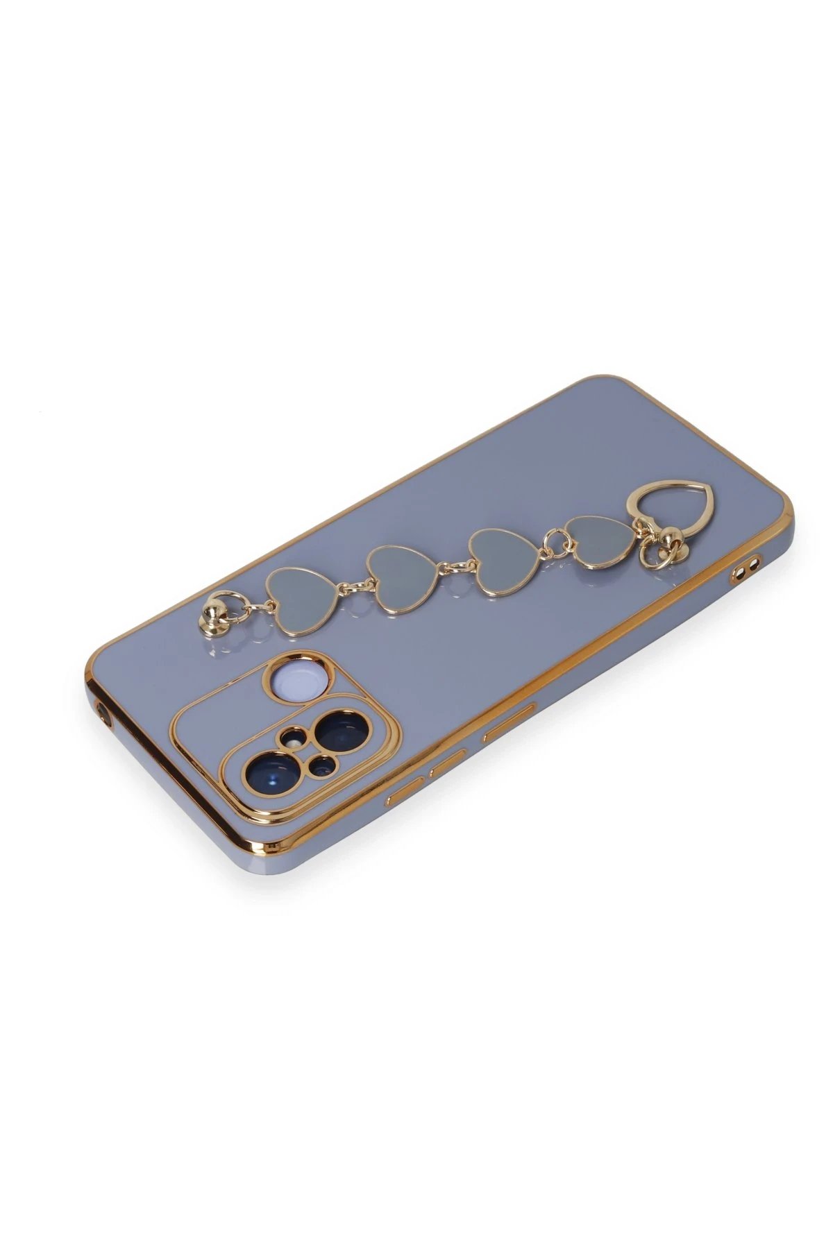 Newface Xiaomi Redmi 12C Kılıf Esila Silikon - Gri