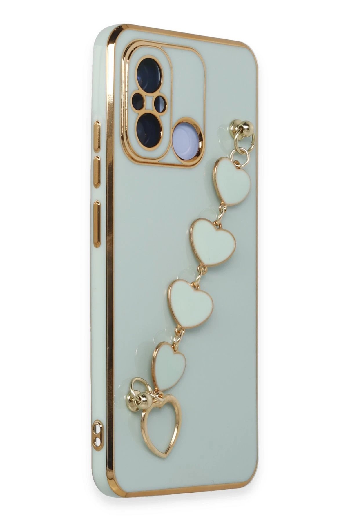 Newface Xiaomi Redmi 12C Kılıf Esila Silikon - Su Yeşili