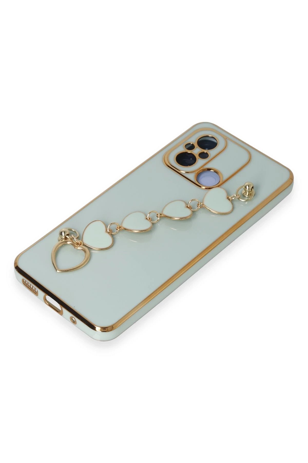 Newface Xiaomi Redmi 12C Kılıf Esila Silikon - Su Yeşili