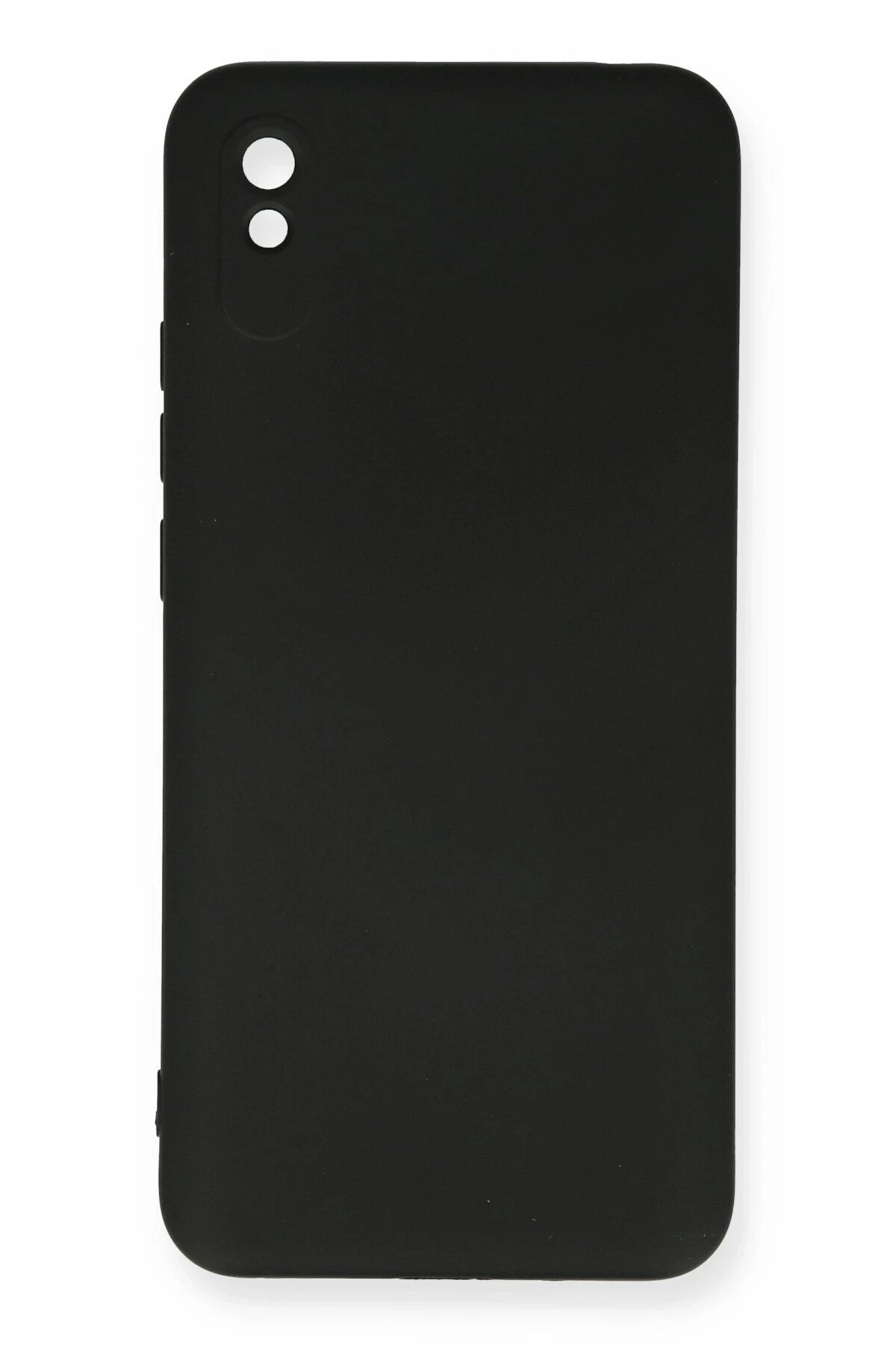 Newface Xiaomi Redmi 9A Kılıf Nano içi Kadife Silikon - Siyah