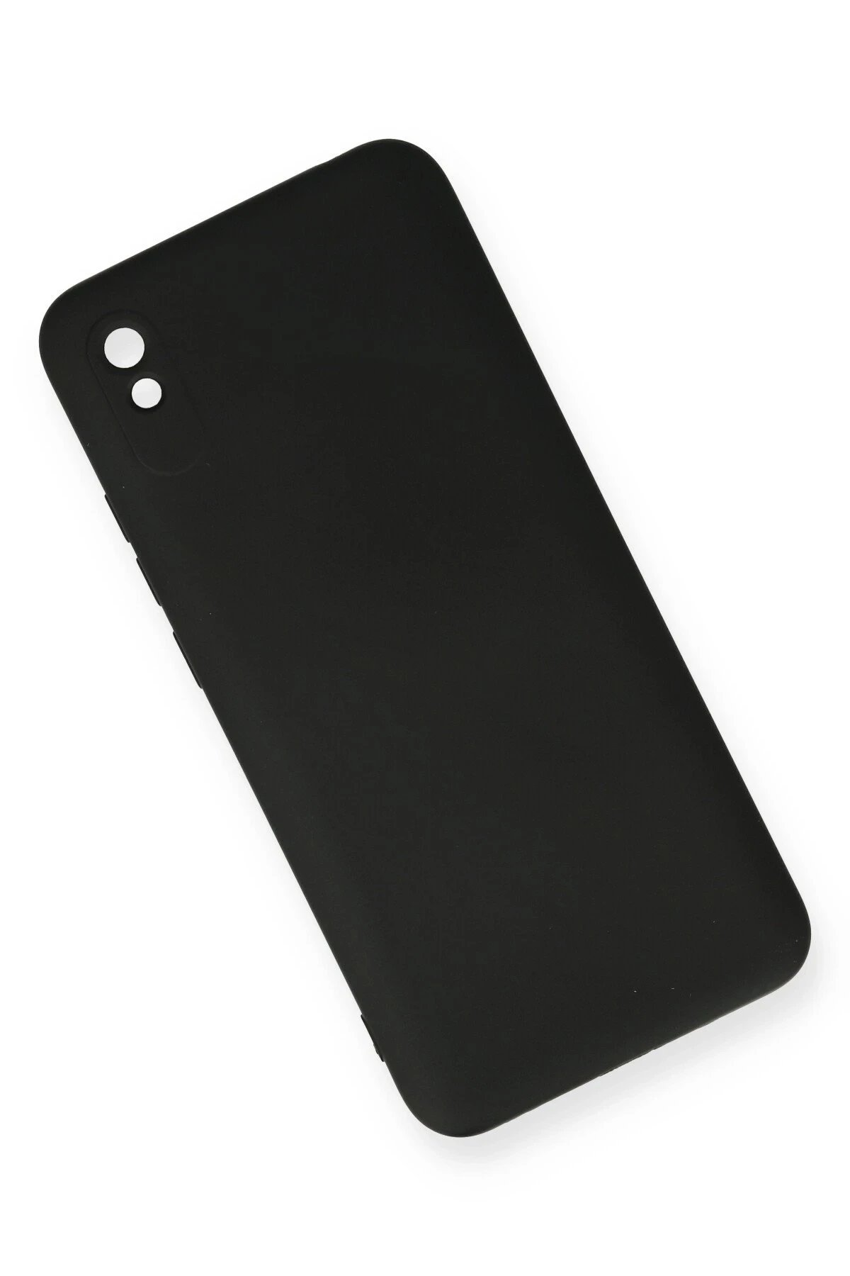 Newface Xiaomi Redmi 9A Kılıf Nano içi Kadife Silikon - Siyah