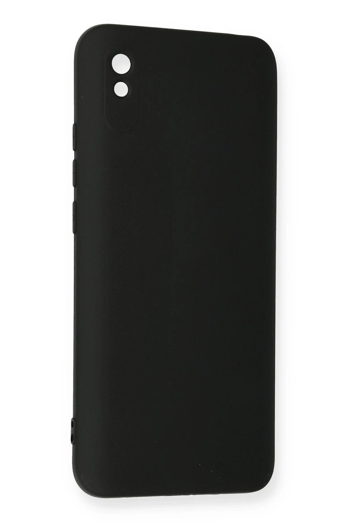 Newface Xiaomi Redmi 9A Kılıf Nano içi Kadife Silikon - Siyah