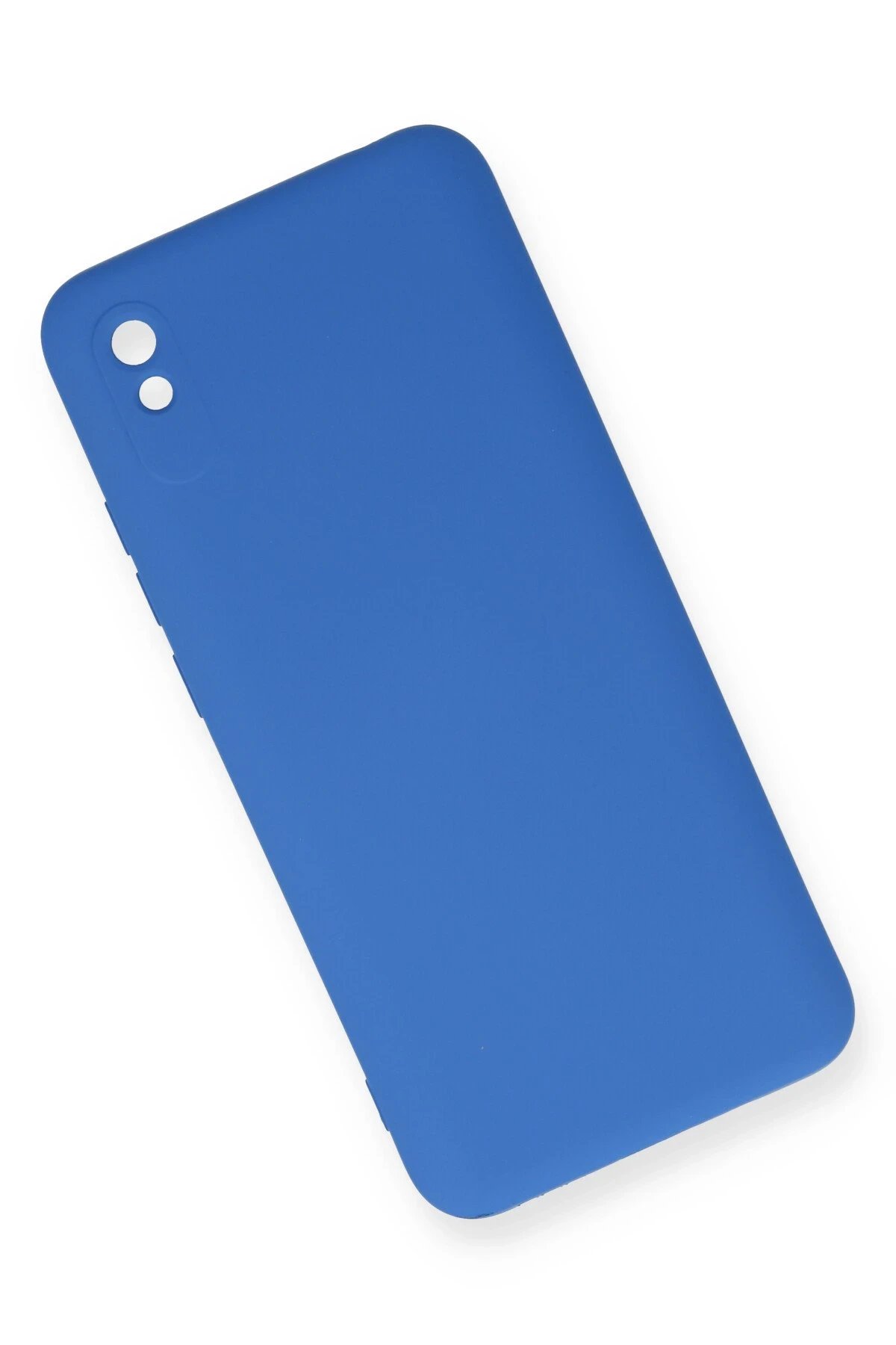 Newface Xiaomi Redmi 9A Kılıf Nano içi Kadife Silikon - Mavi