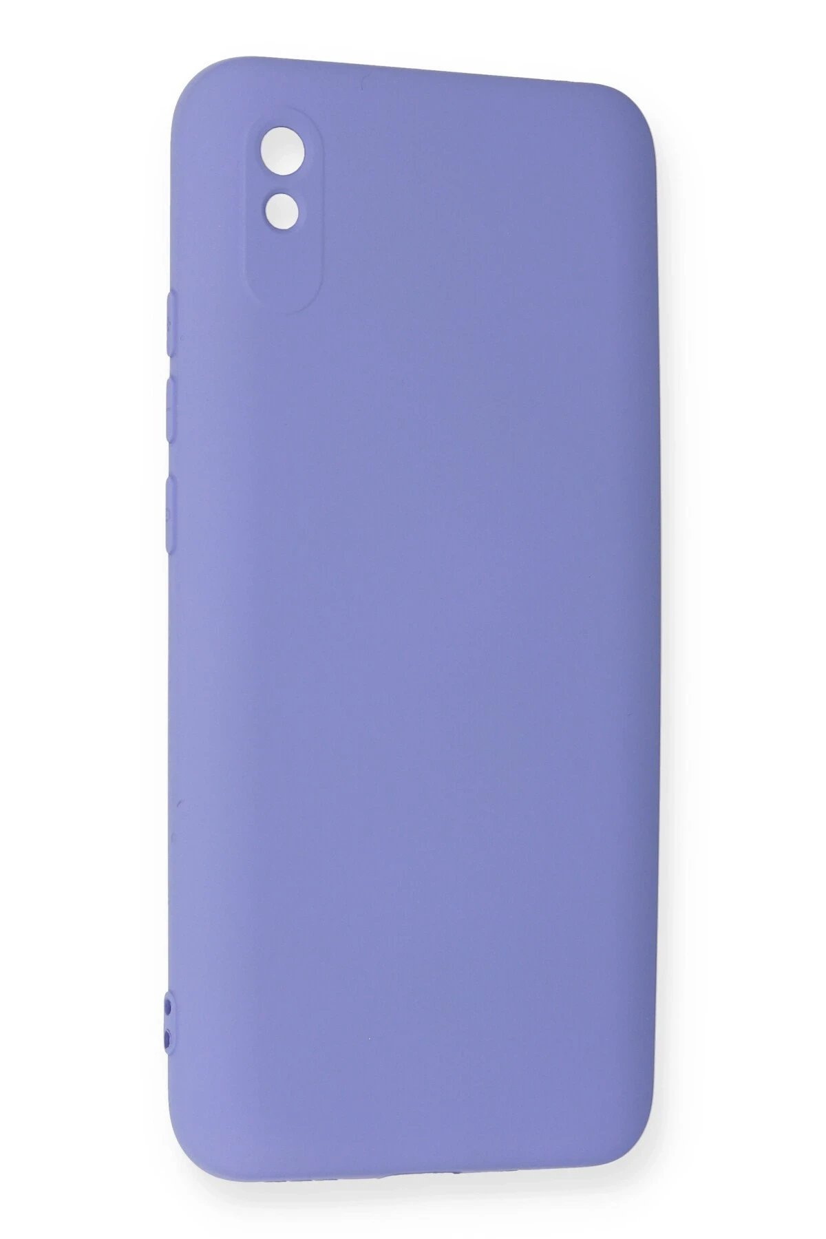 Newface Xiaomi Redmi 9A Kılıf Nano içi Kadife Silikon - Lila