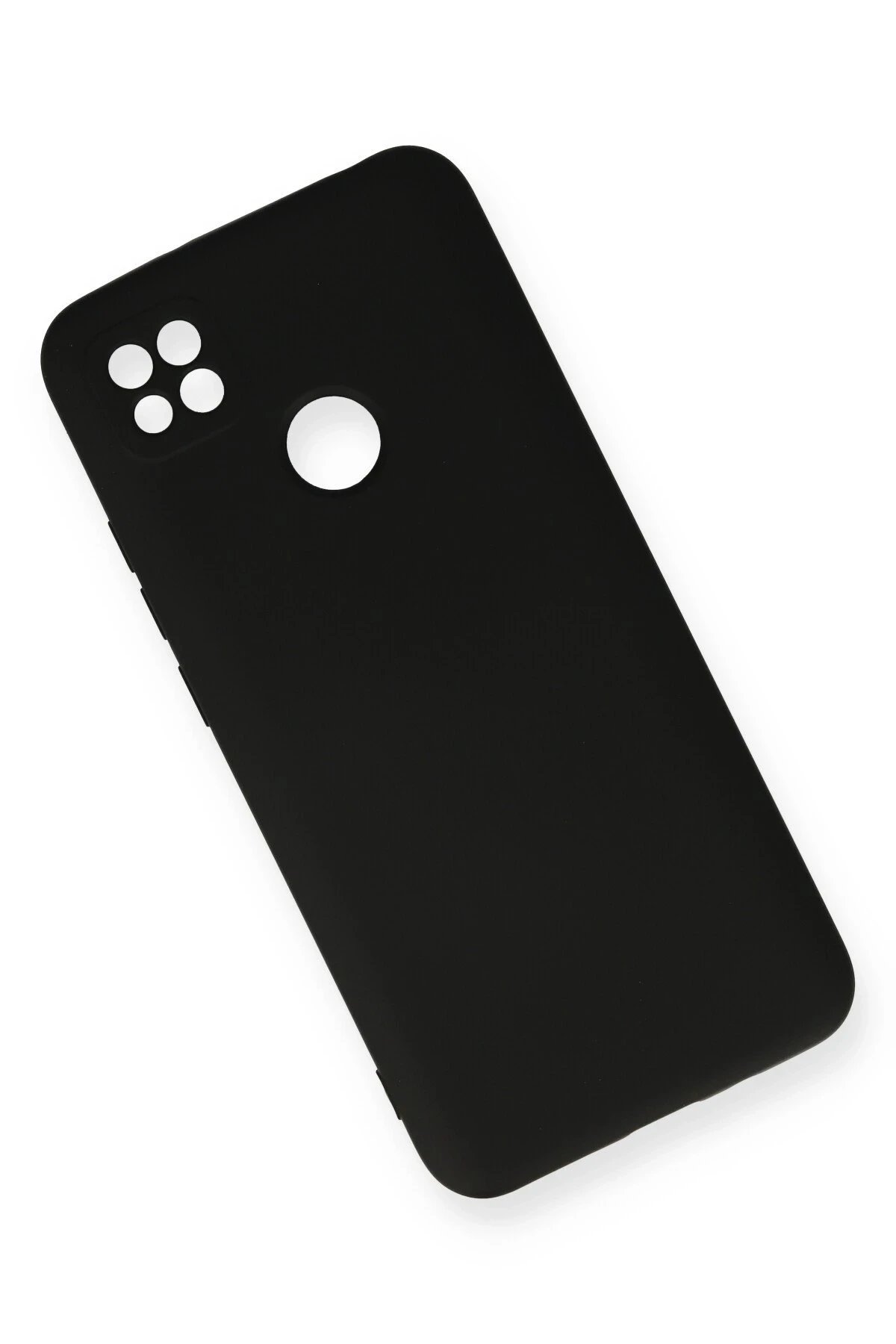 Newface Xiaomi Redmi 9C Kılıf Nano içi Kadife Silikon - Siyah