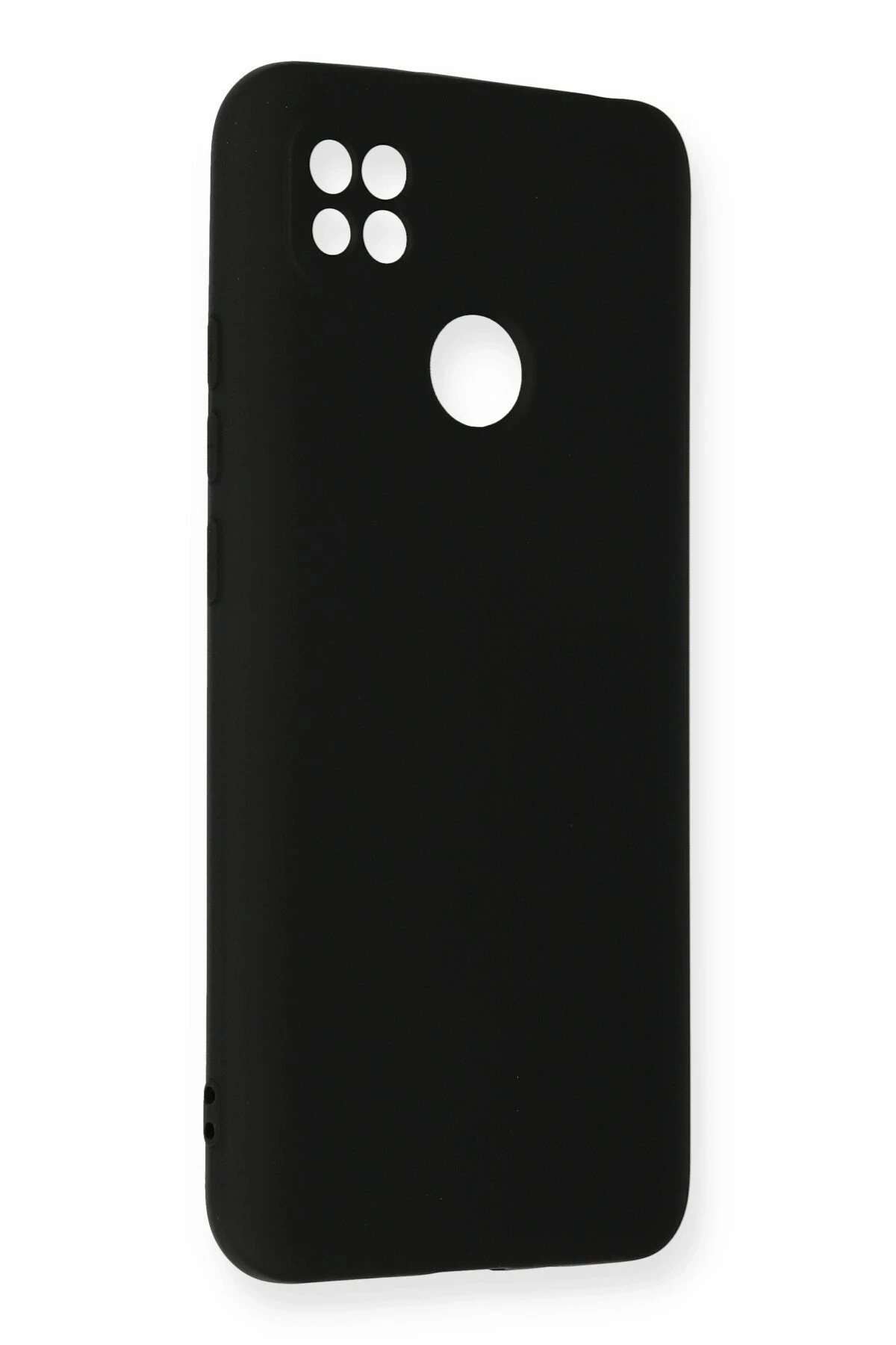 Newface Xiaomi Redmi 9C Kılıf Nano içi Kadife Silikon - Siyah