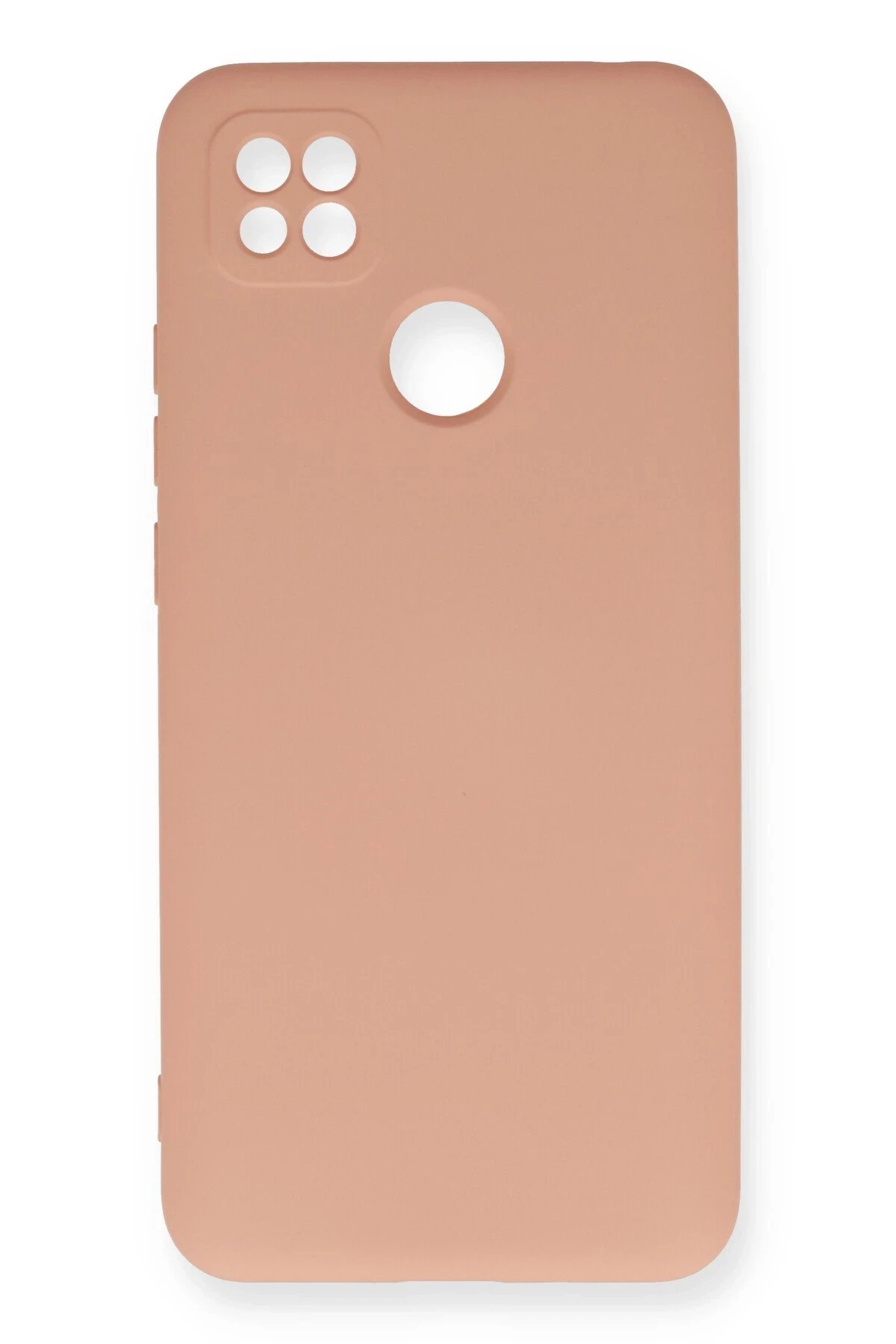 Newface Xiaomi Redmi 9C Kılıf Nano içi Kadife Silikon - Pudra