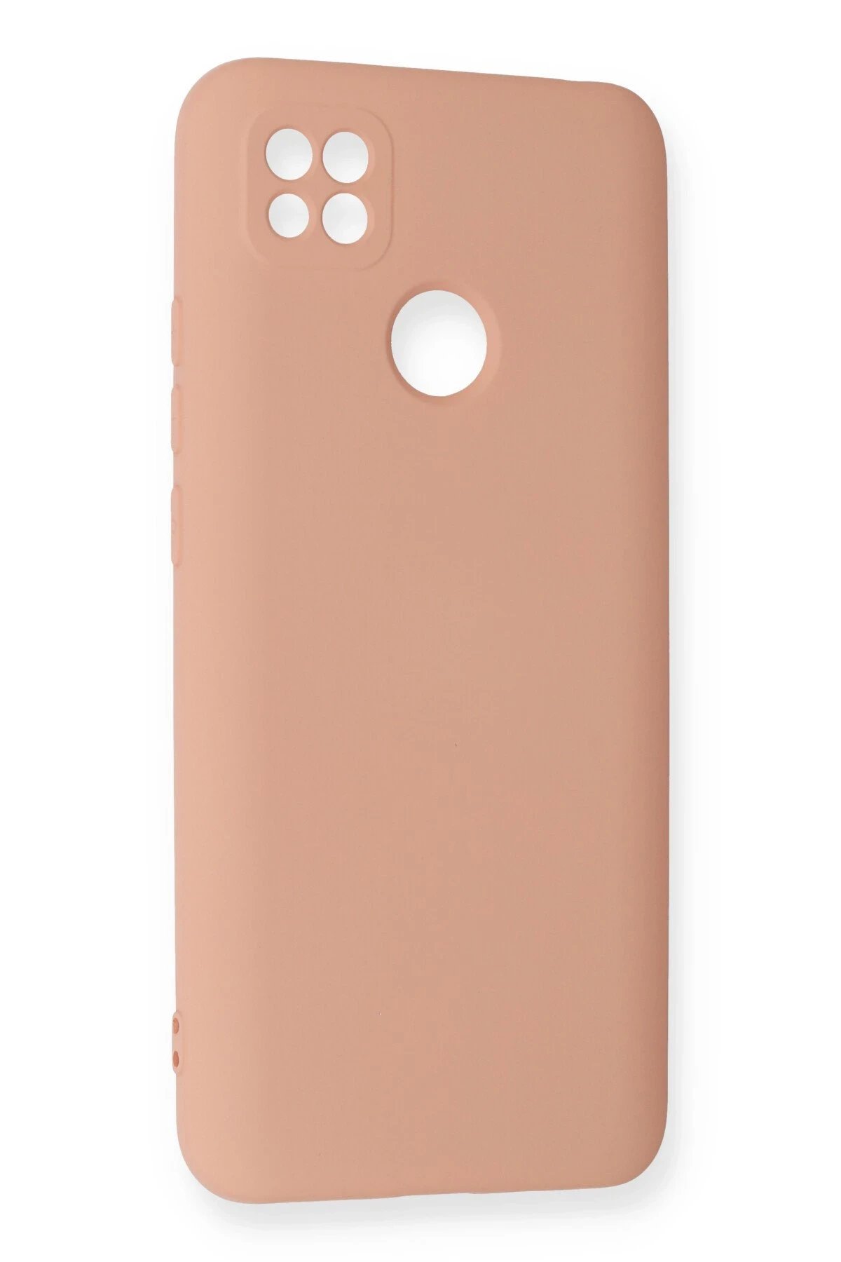 Newface Xiaomi Redmi 9C Kılıf Nano içi Kadife Silikon - Pudra