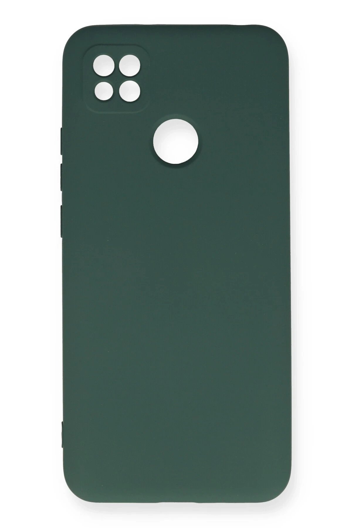 Newface Xiaomi Redmi 9C Kılıf Nano içi Kadife Silikon - Koyu Yeşil