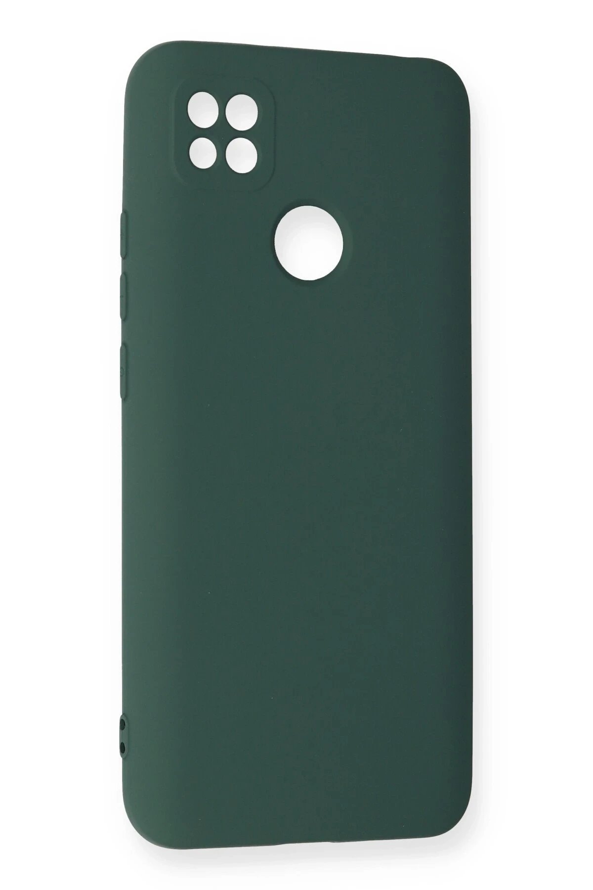 Newface Xiaomi Redmi 9C Kılıf Nano içi Kadife Silikon - Koyu Yeşil