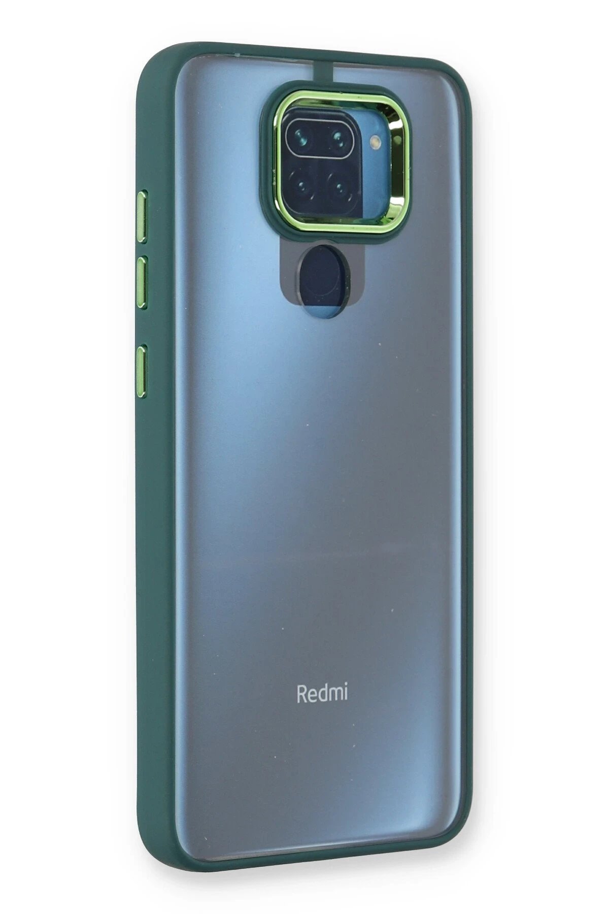 Newface Xiaomi Redmi Note 9 Kılıf Dora Kapak - Haki Yeşil