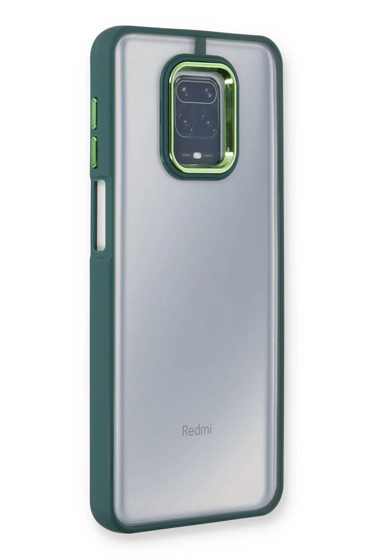 Newface Xiaomi Redmi Note 9 Pro Kılıf Dora Kapak - Haki Yeşil