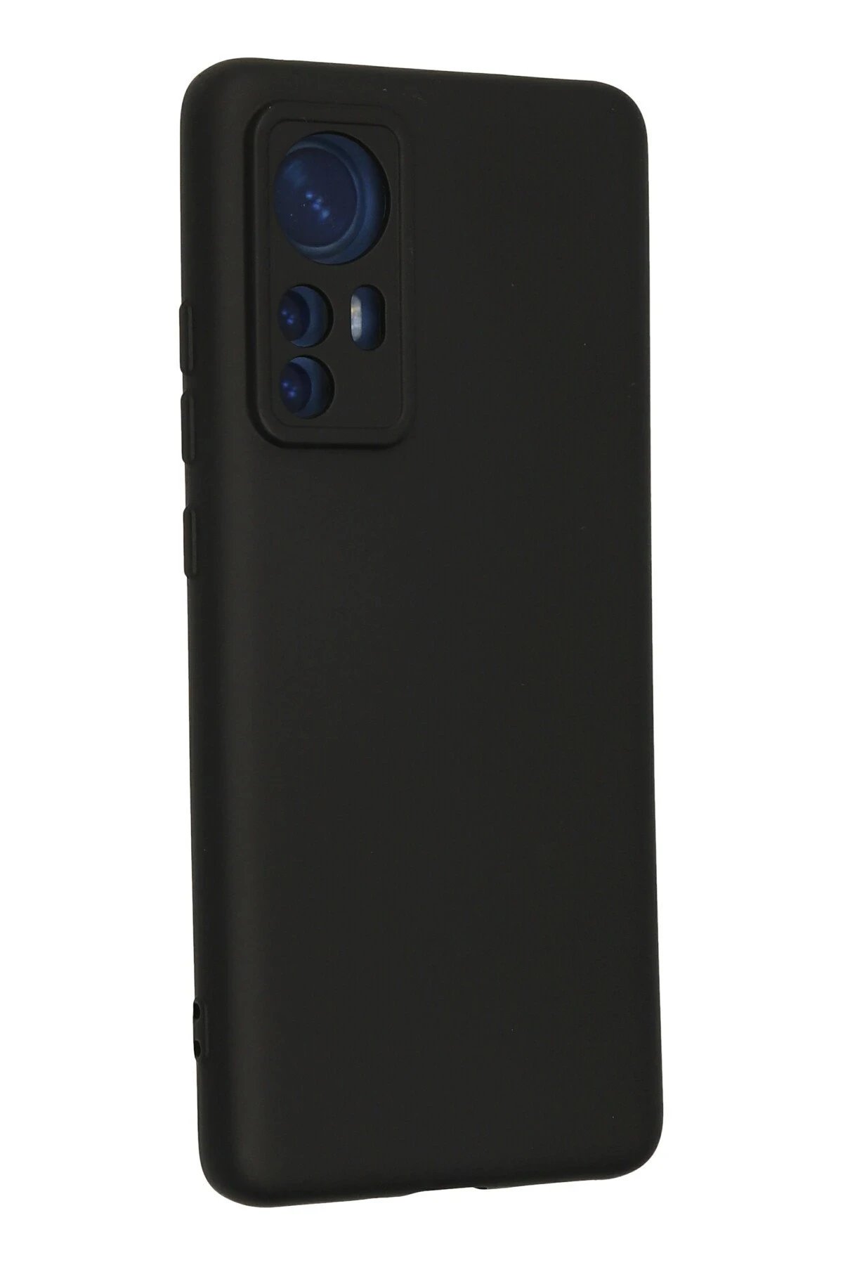 Newface Xiaomi Mi 12 Kılıf Nano içi Kadife Silikon - Siyah