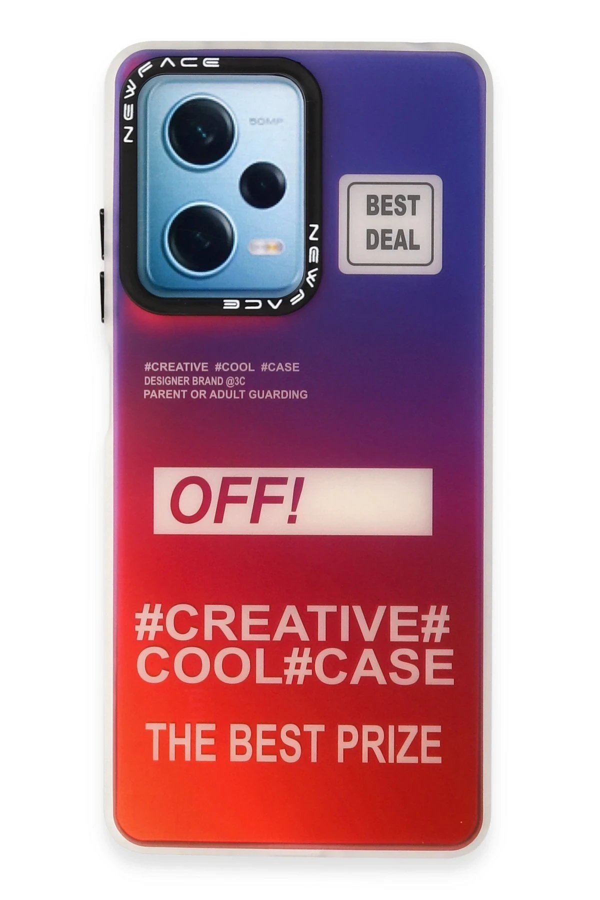 Newface Xiaomi Redmi Note 12 4G Kılıf Estoril Desenli Kapak - Estoril - 9