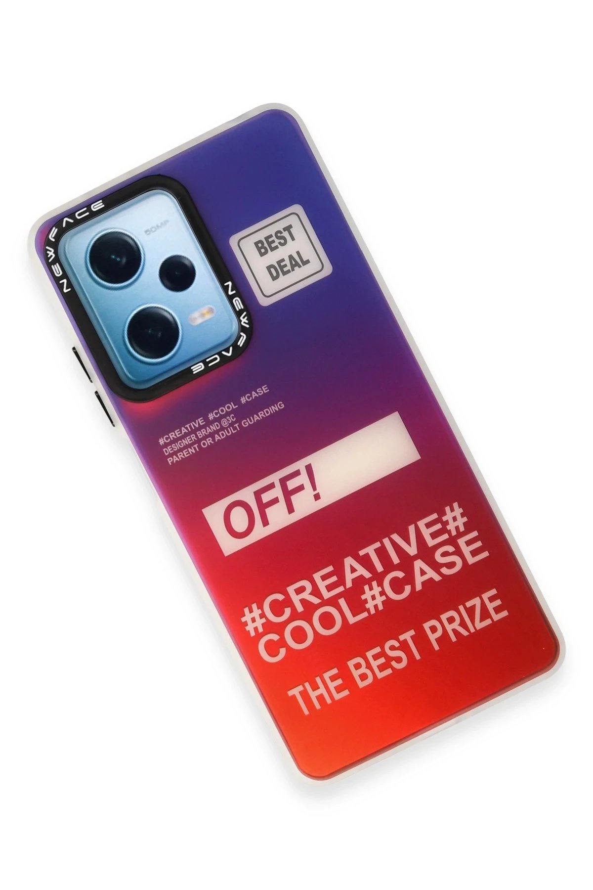 Newface Xiaomi Redmi Note 12 4G Kılıf Estoril Desenli Kapak - Estoril - 9