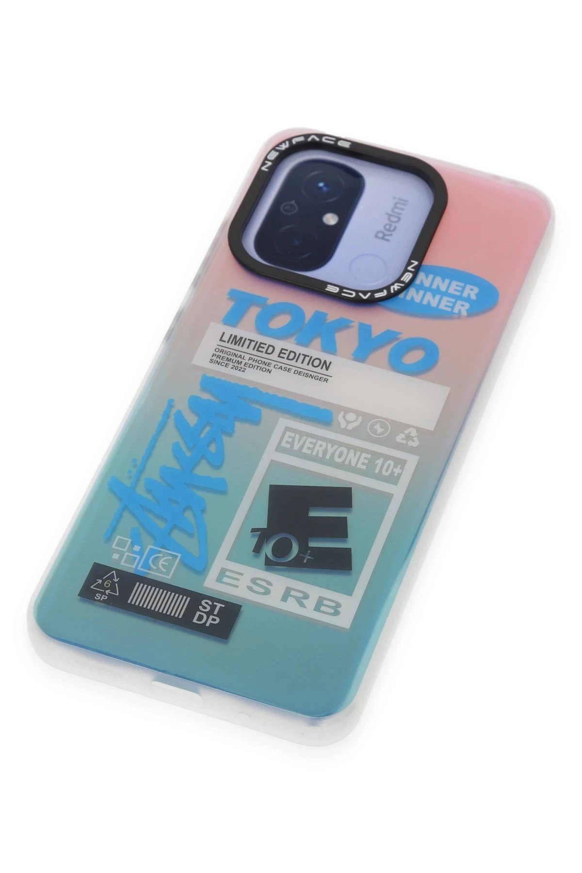 Newface Xiaomi Redmi 12C Kılıf Estoril Desenli Kapak - Estoril - 1