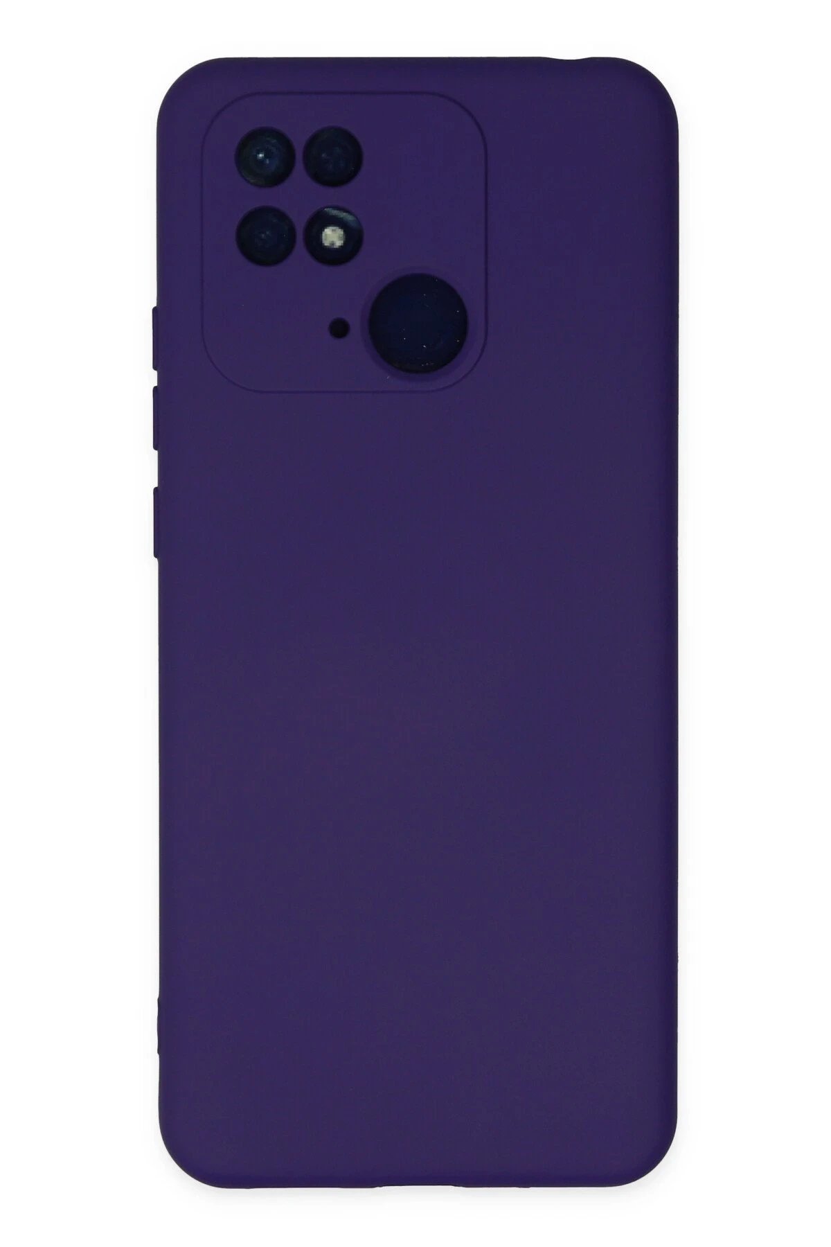 Newface Xiaomi Redmi 10C Kılıf Nano içi Kadife Silikon - Mor