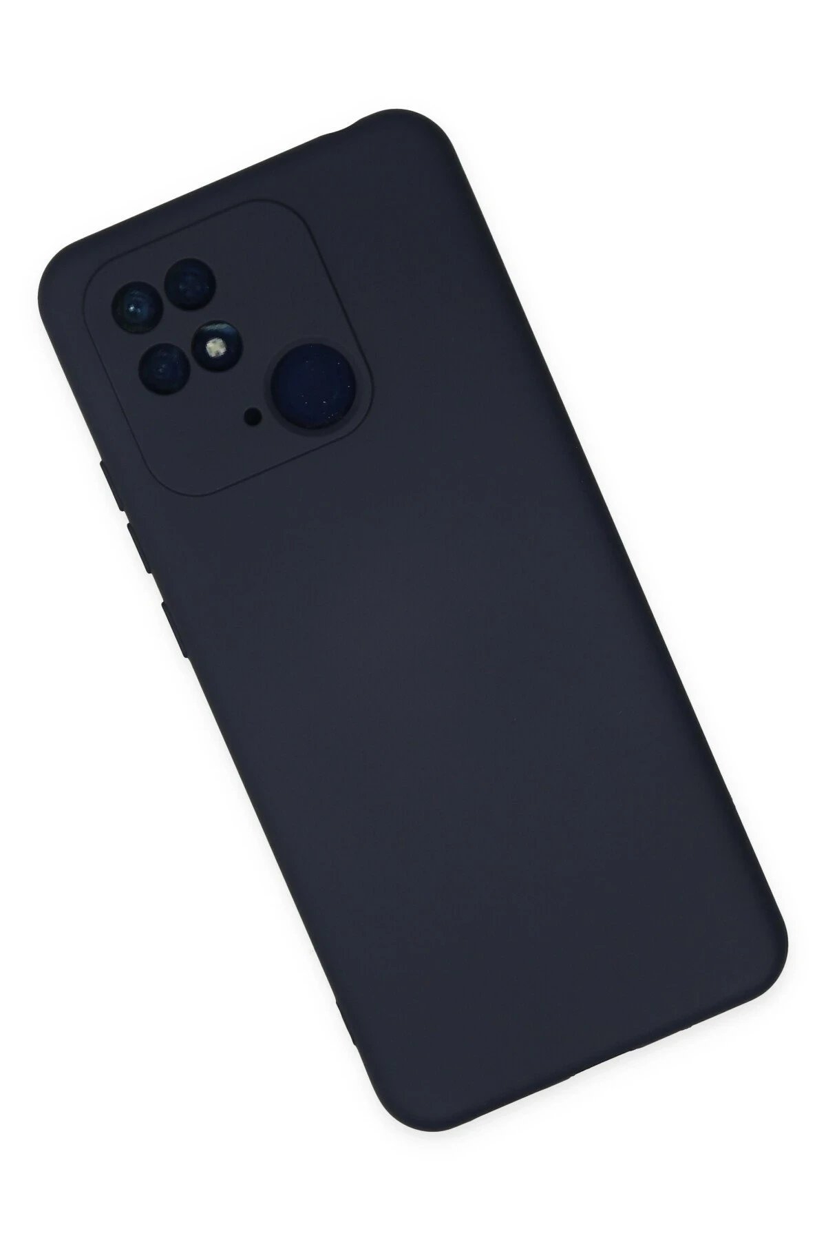 Newface Xiaomi Redmi 10C Kılıf Nano içi Kadife Silikon - Lacivert