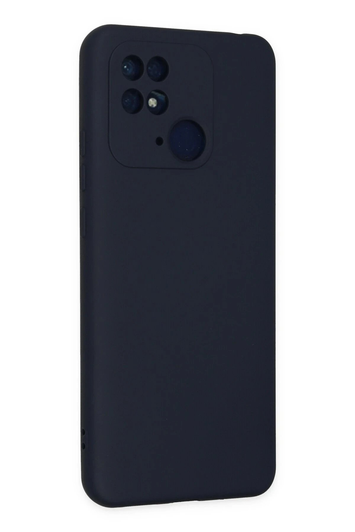 Newface Xiaomi Redmi 10C Kılıf Nano içi Kadife Silikon - Lacivert