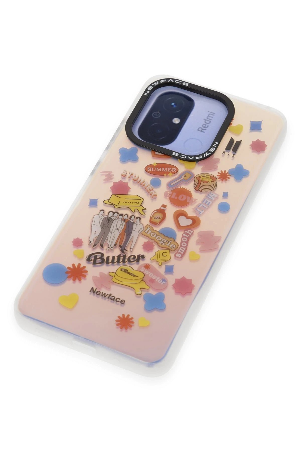 Newface Xiaomi Redmi 12C Kılıf Estoril Desenli Kapak - Estoril - 16