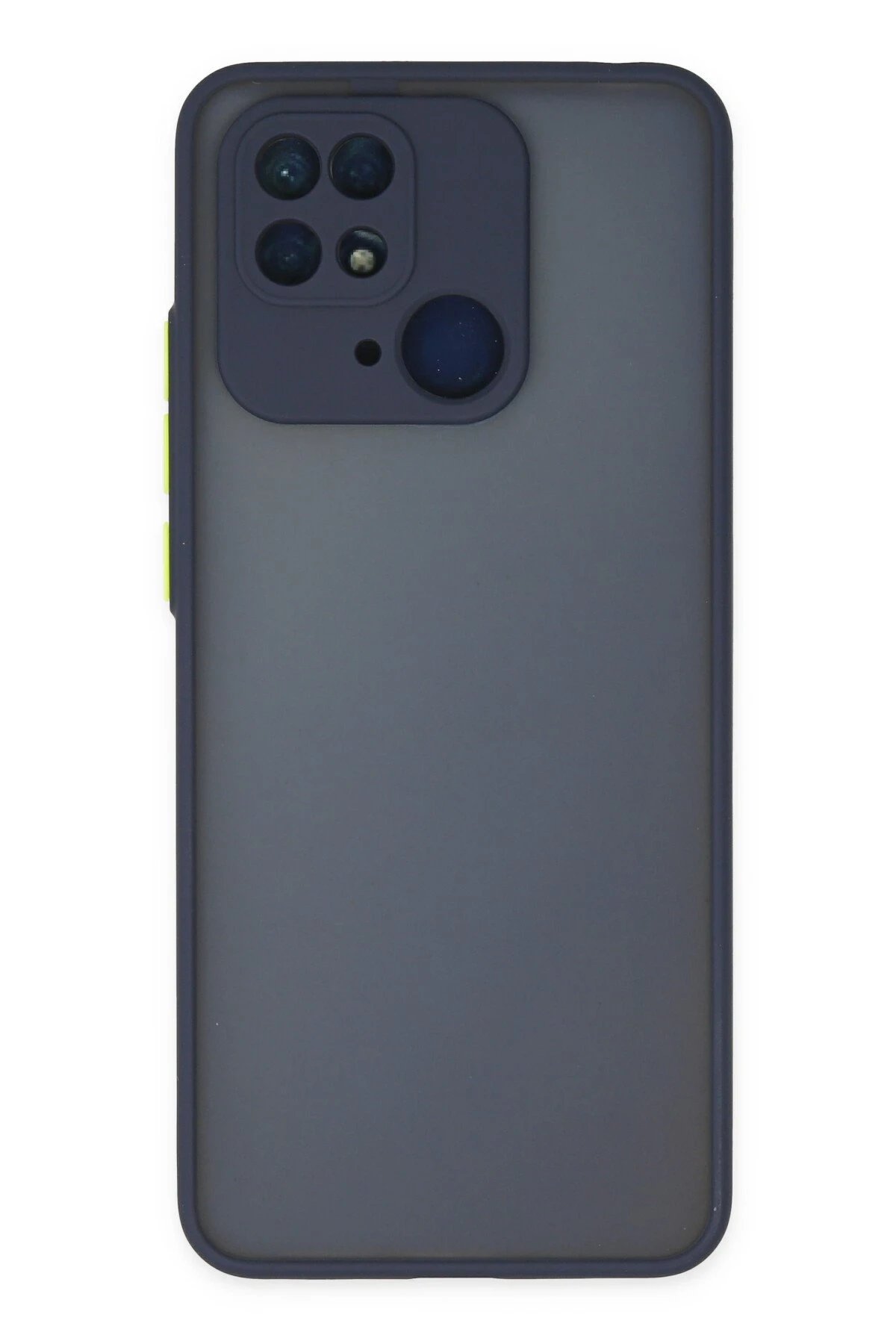 Newface Xiaomi Redmi 10C Kılıf Montreal Silikon Kapak - Lacivert