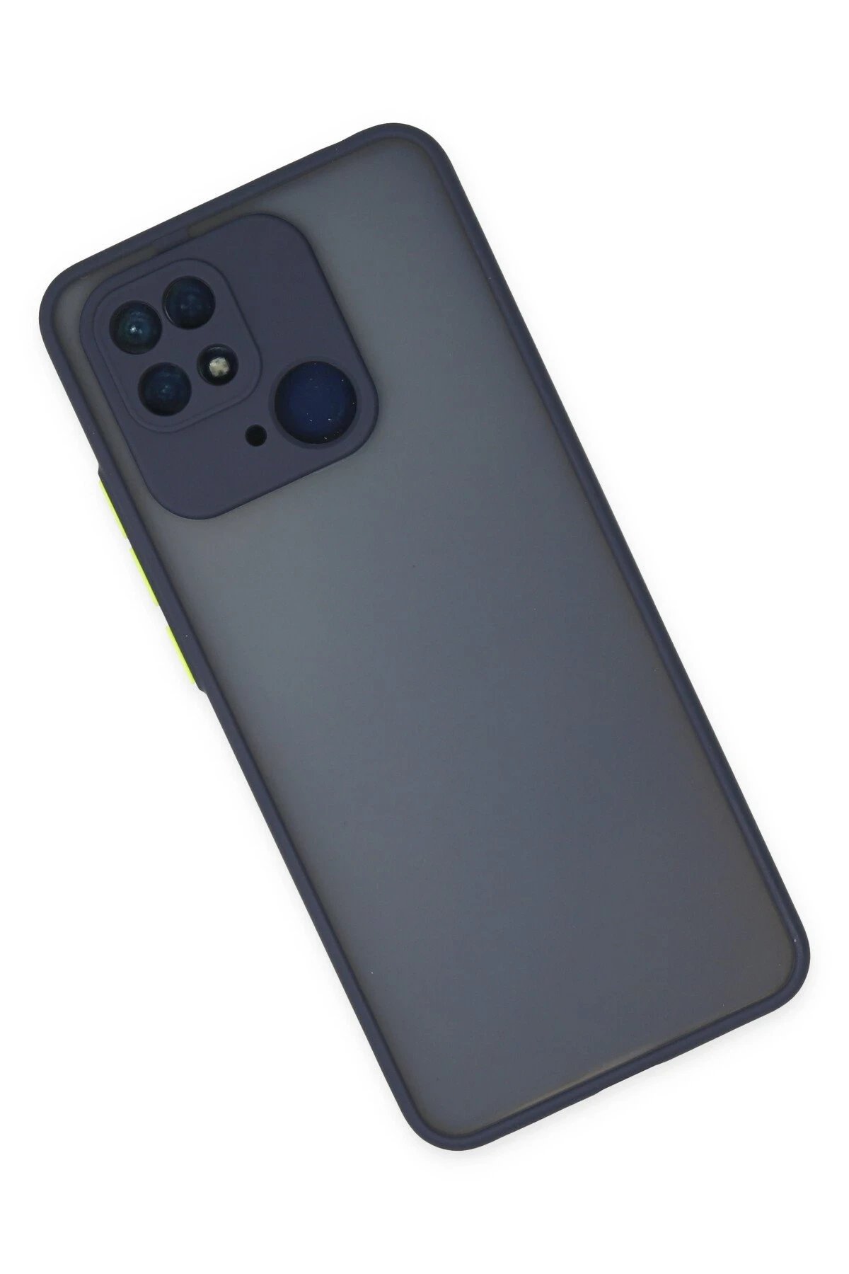 Newface Xiaomi Redmi 10C Kılıf Montreal Silikon Kapak - Lacivert