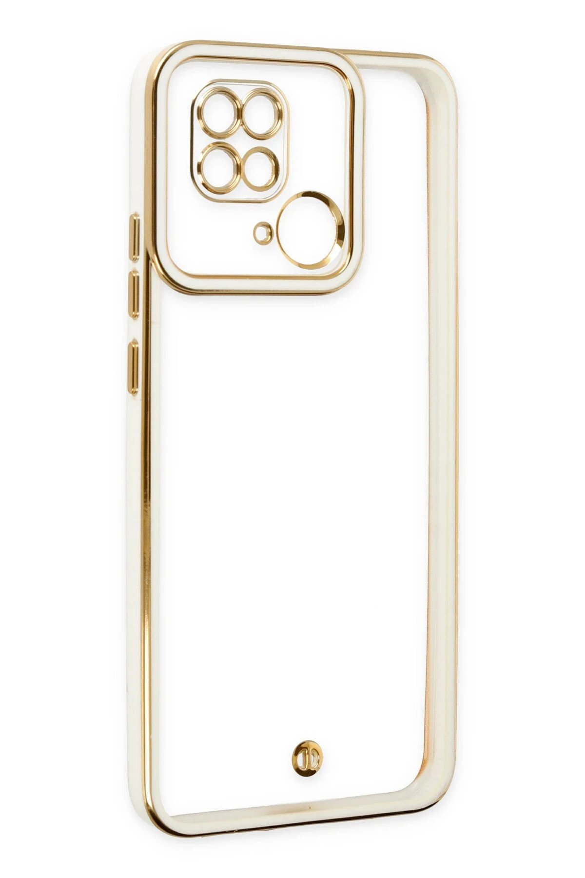 Newface Xiaomi Redmi 10C Kılıf Liva Lens Silikon - Beyaz