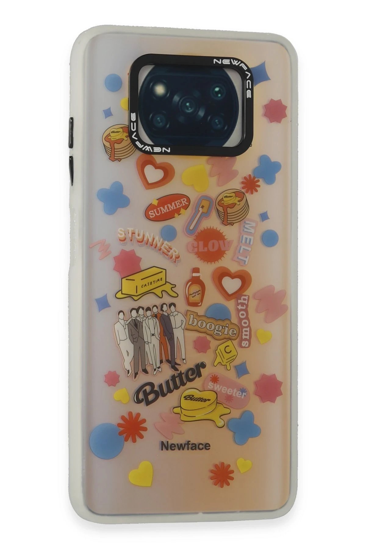 Newface Xiaomi Pocophone X3 Kılıf Estoril Desenli Kapak - Estoril - 16