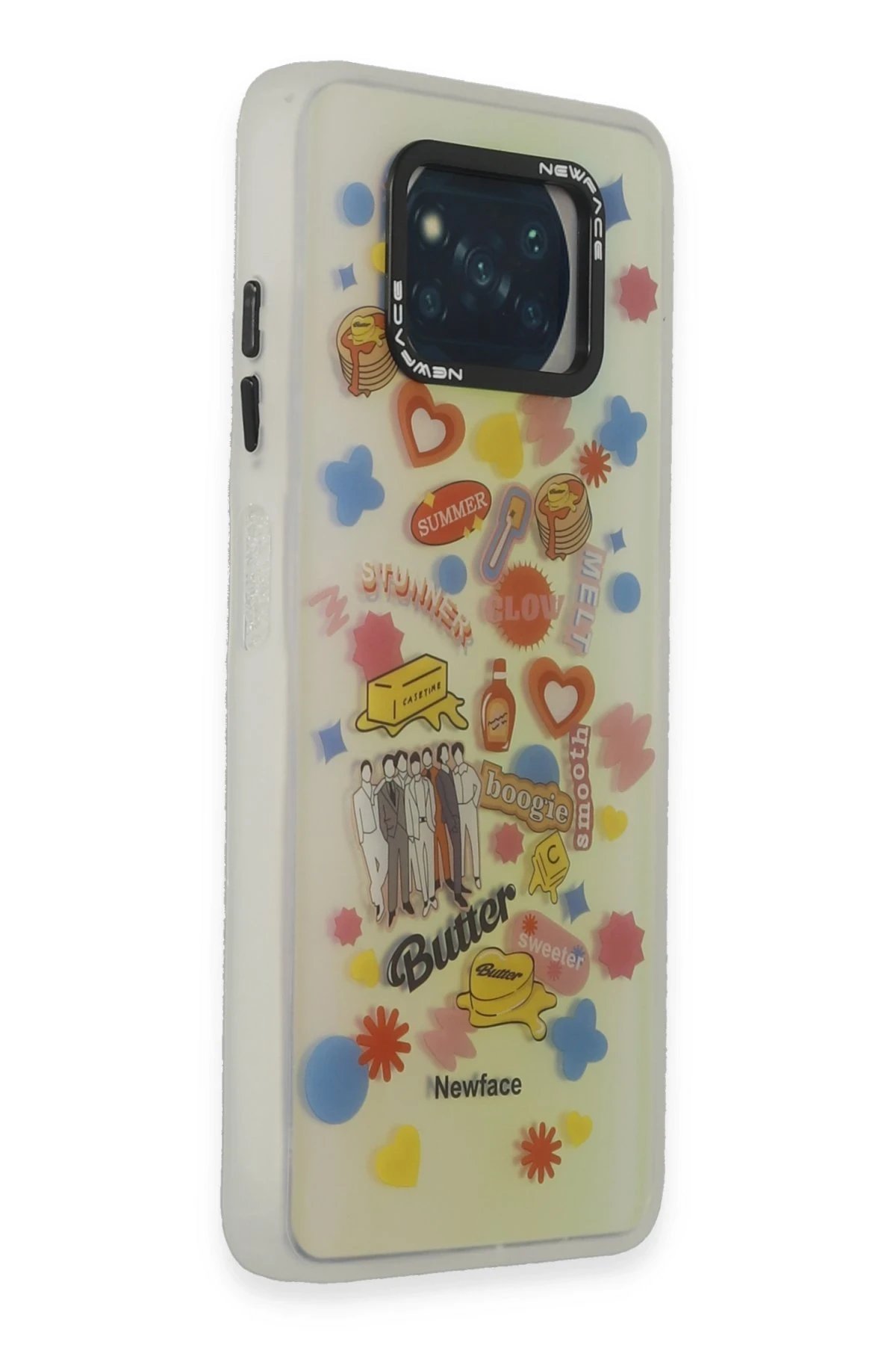 Newface Xiaomi Pocophone X3 Kılıf Estoril Desenli Kapak - Estoril - 16