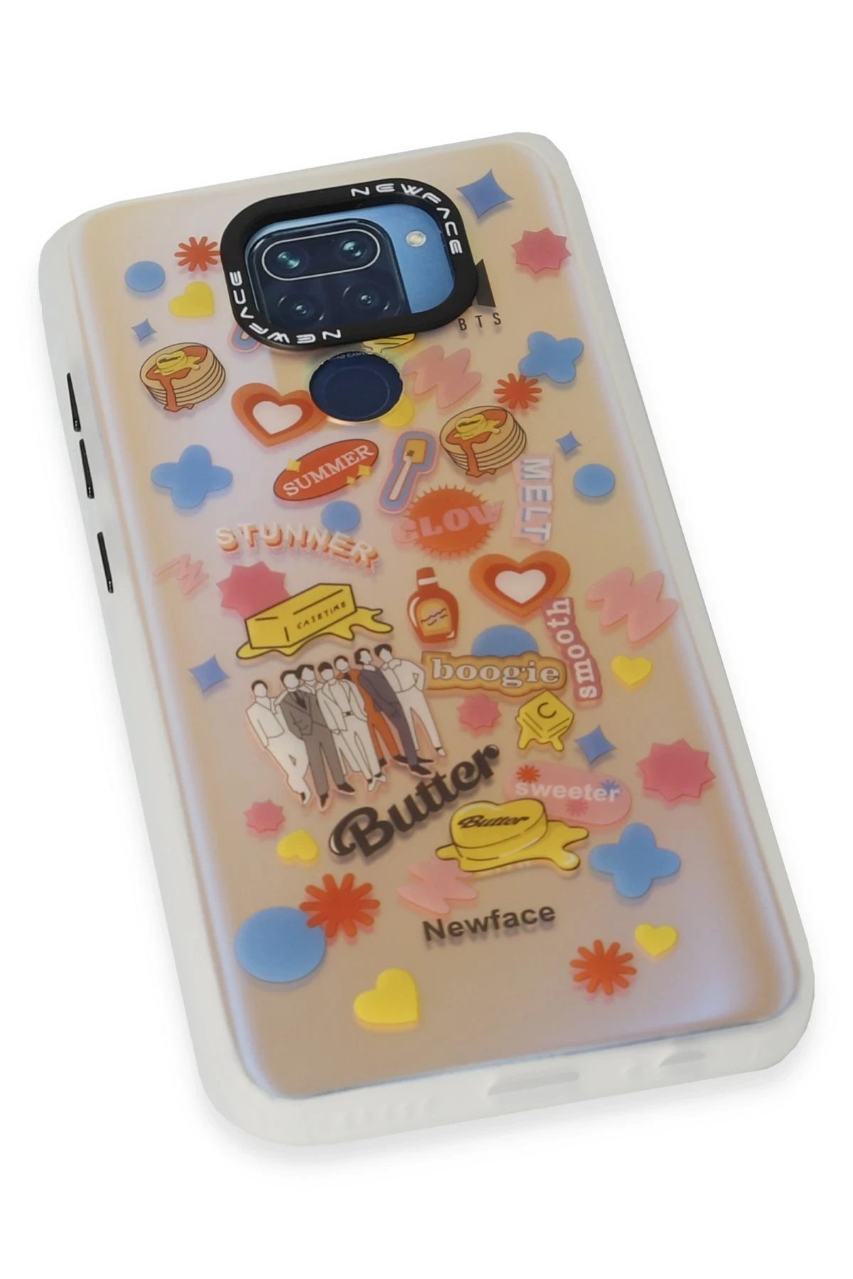 Newface Xiaomi Redmi Note 9 Kılıf Estoril Desenli Kapak - Estoril - 16