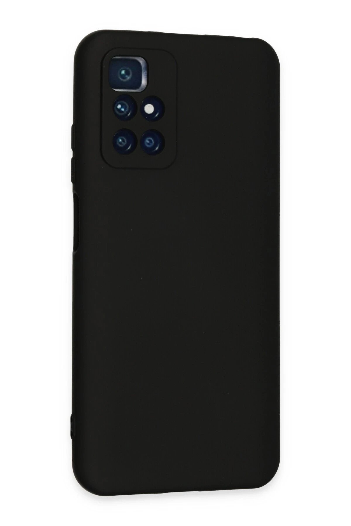 Newface Xiaomi Redmi 10 2022 Kılıf Nano içi Kadife Silikon - Siyah