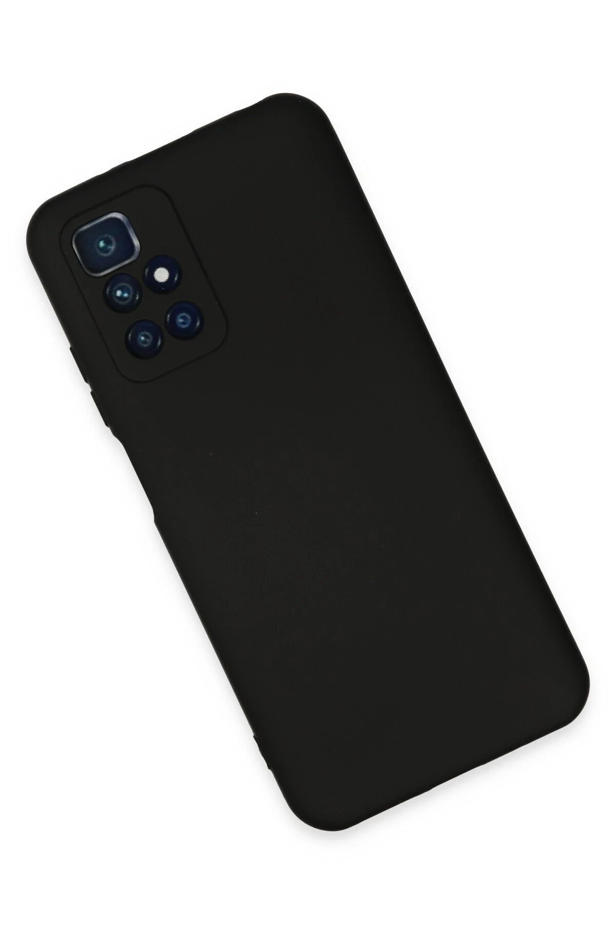 Newface Xiaomi Redmi 10 2022 Kılıf Nano içi Kadife Silikon - Siyah