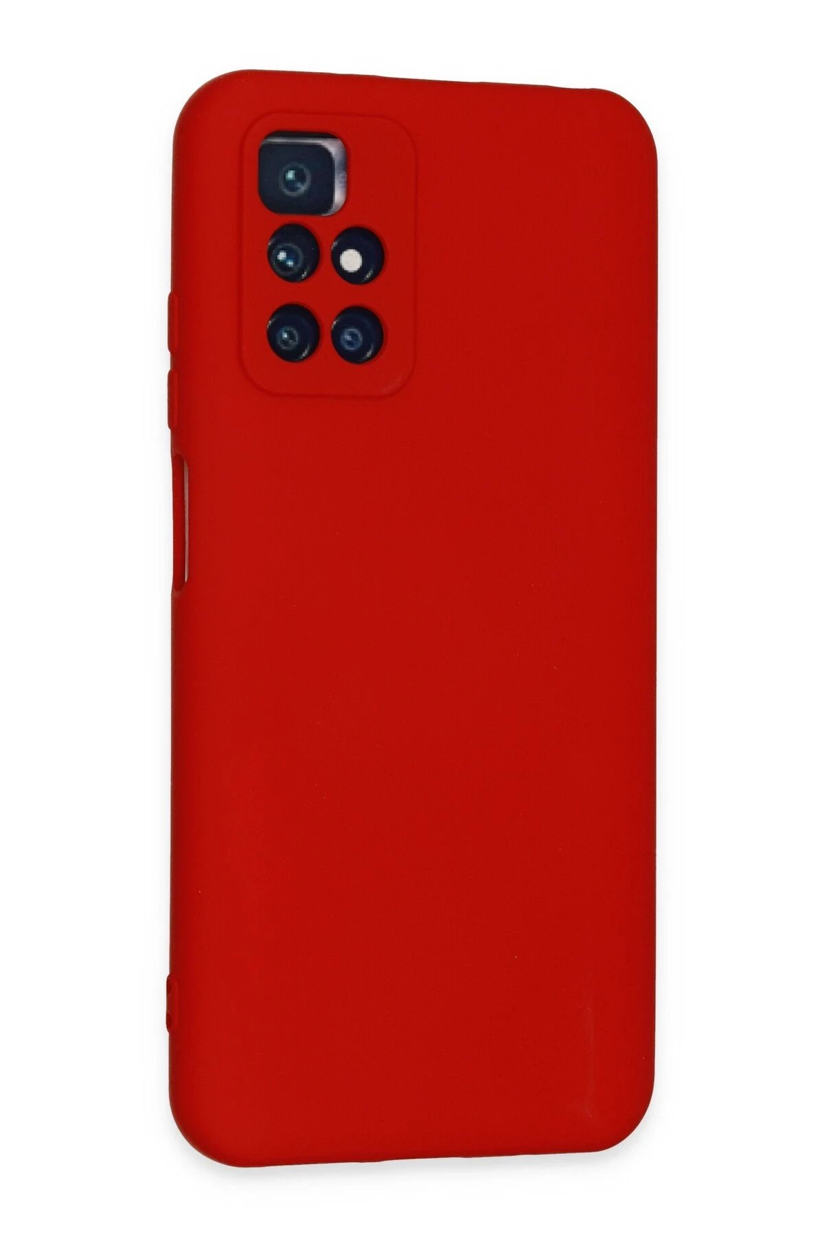 Newface Xiaomi Redmi 10 2022 Kılıf Nano içi Kadife Silikon - Kırmızı