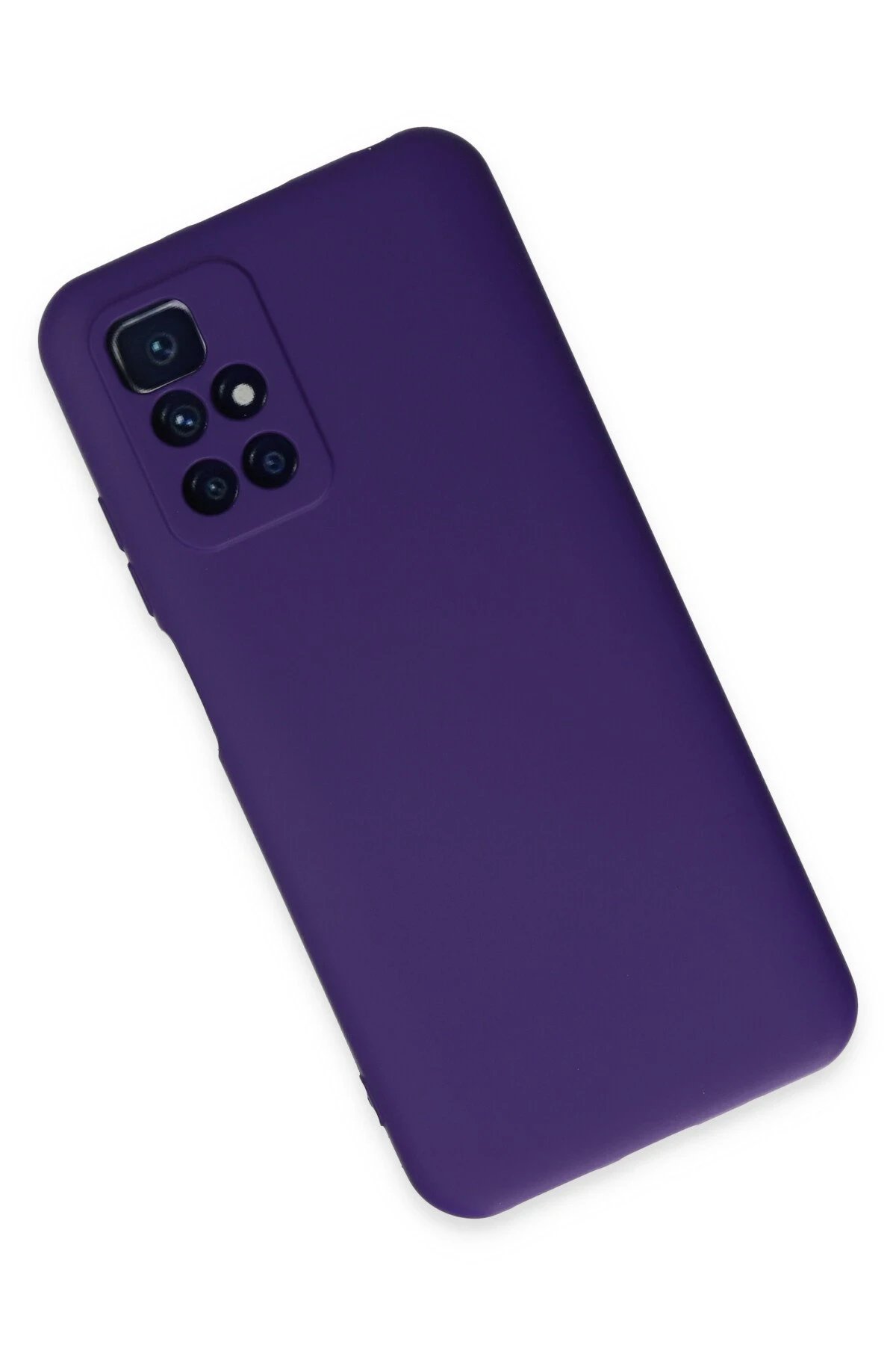 Newface Xiaomi Redmi 10 2022 Kılıf Nano içi Kadife Silikon - Mor