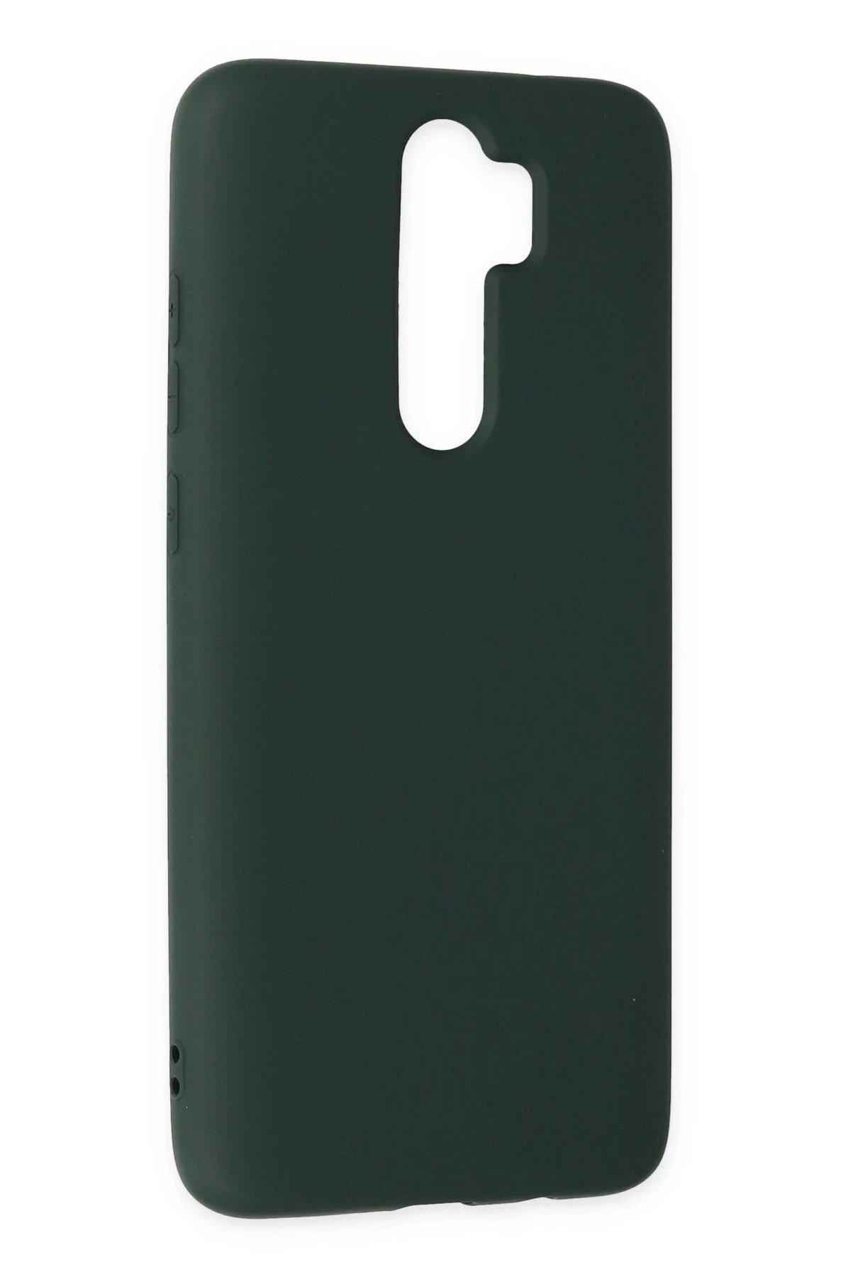 Newface Xiaomi Redmi Note 8 Pro Kılıf Nano içi Kadife Silikon - Koyu Yeşil