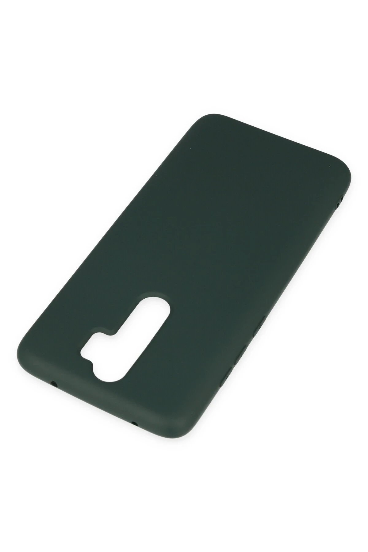 Newface Xiaomi Redmi Note 8 Pro Kılıf Nano içi Kadife Silikon - Koyu Yeşil