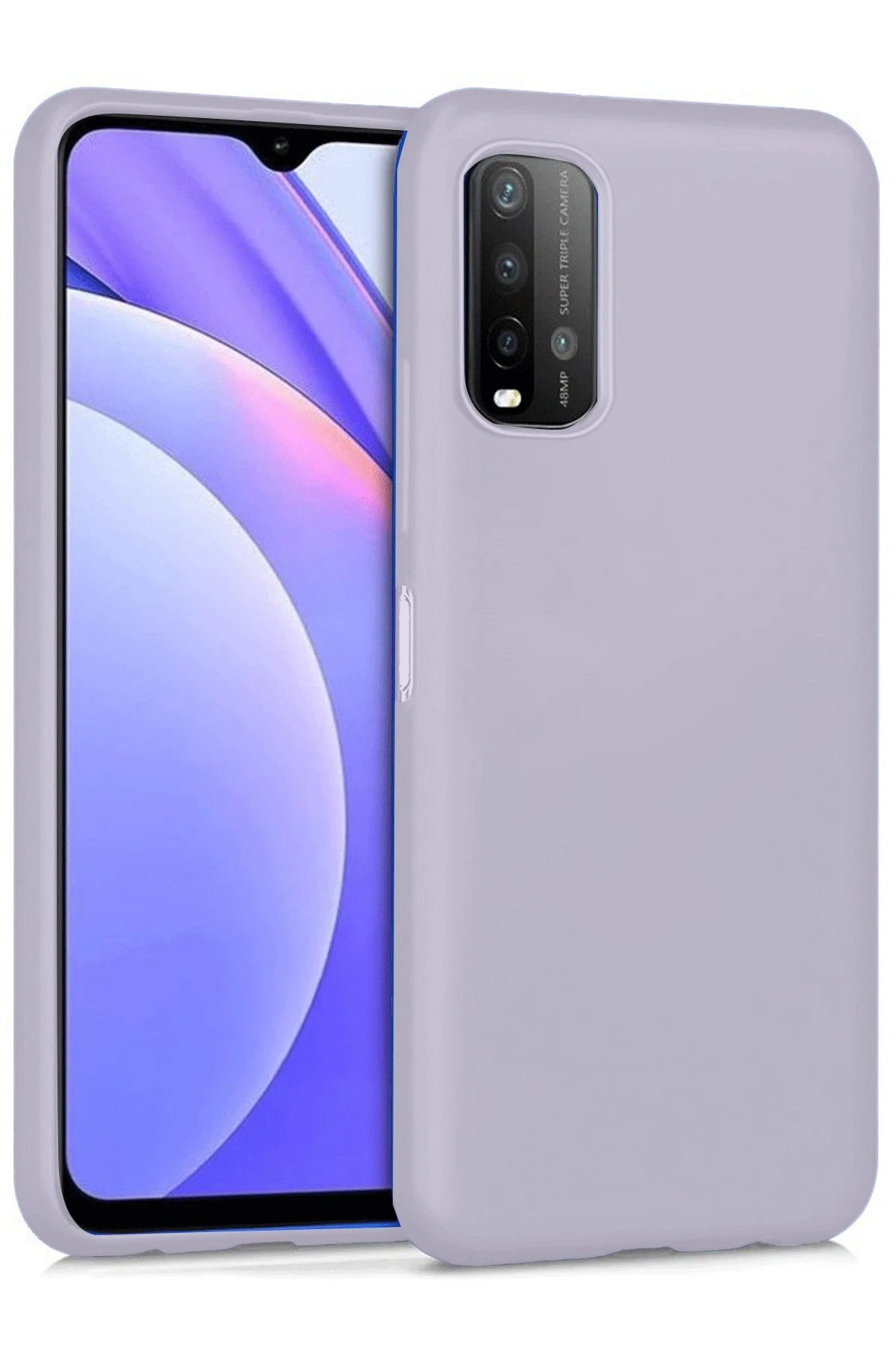 Newface Xiaomi Redmi 9T Kılıf Nano içi Kadife Silikon - Lila