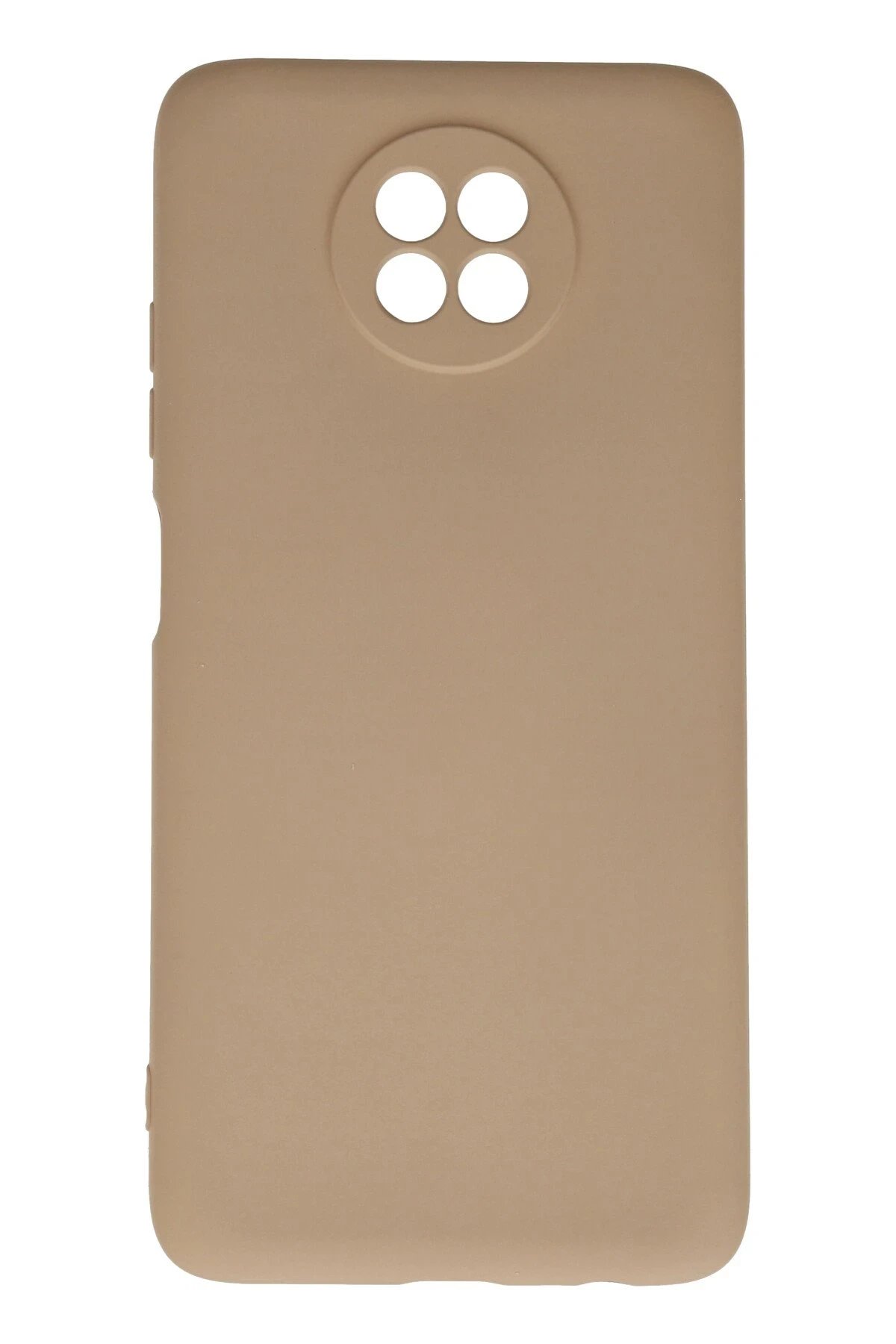 Newface Xiaomi Redmi Note 9 5G Kılıf Nano içi Kadife Silikon - Bej