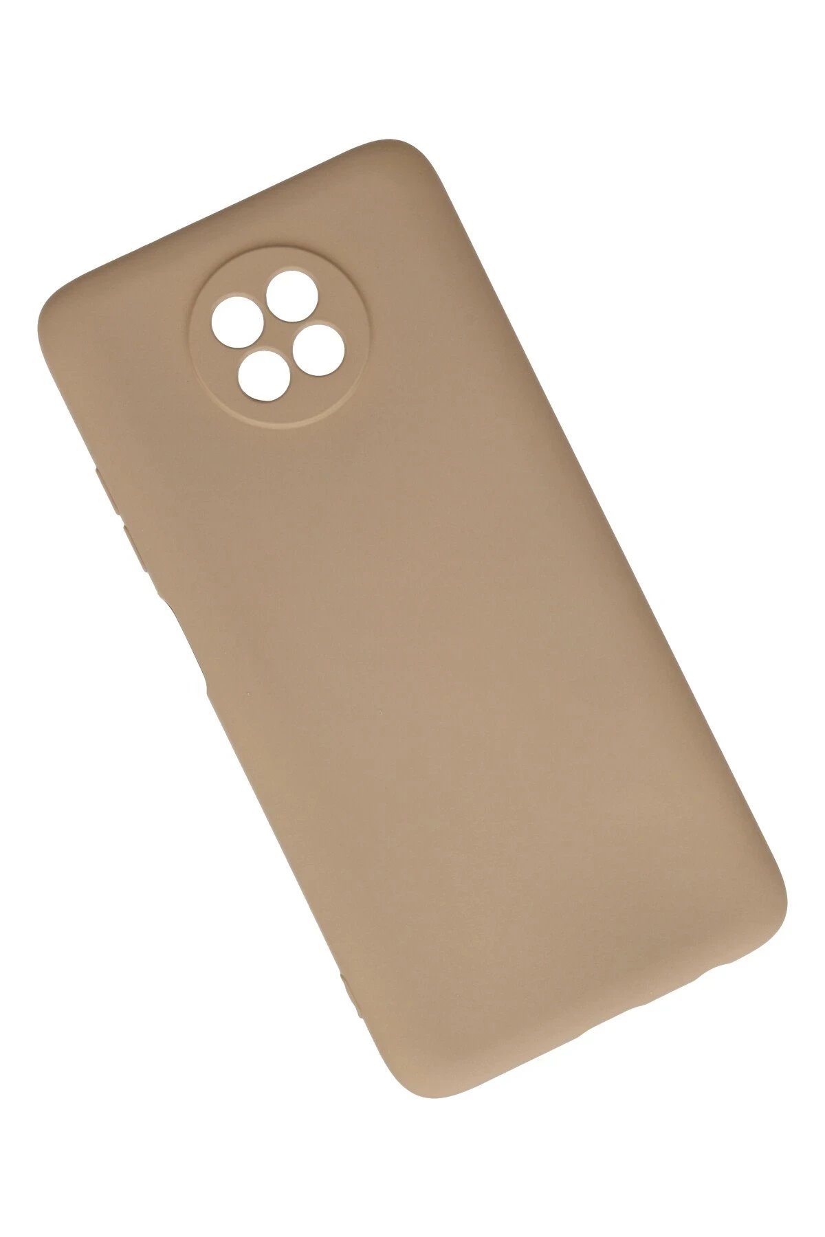 Newface Xiaomi Redmi Note 9 5G Kılıf Nano içi Kadife Silikon - Bej