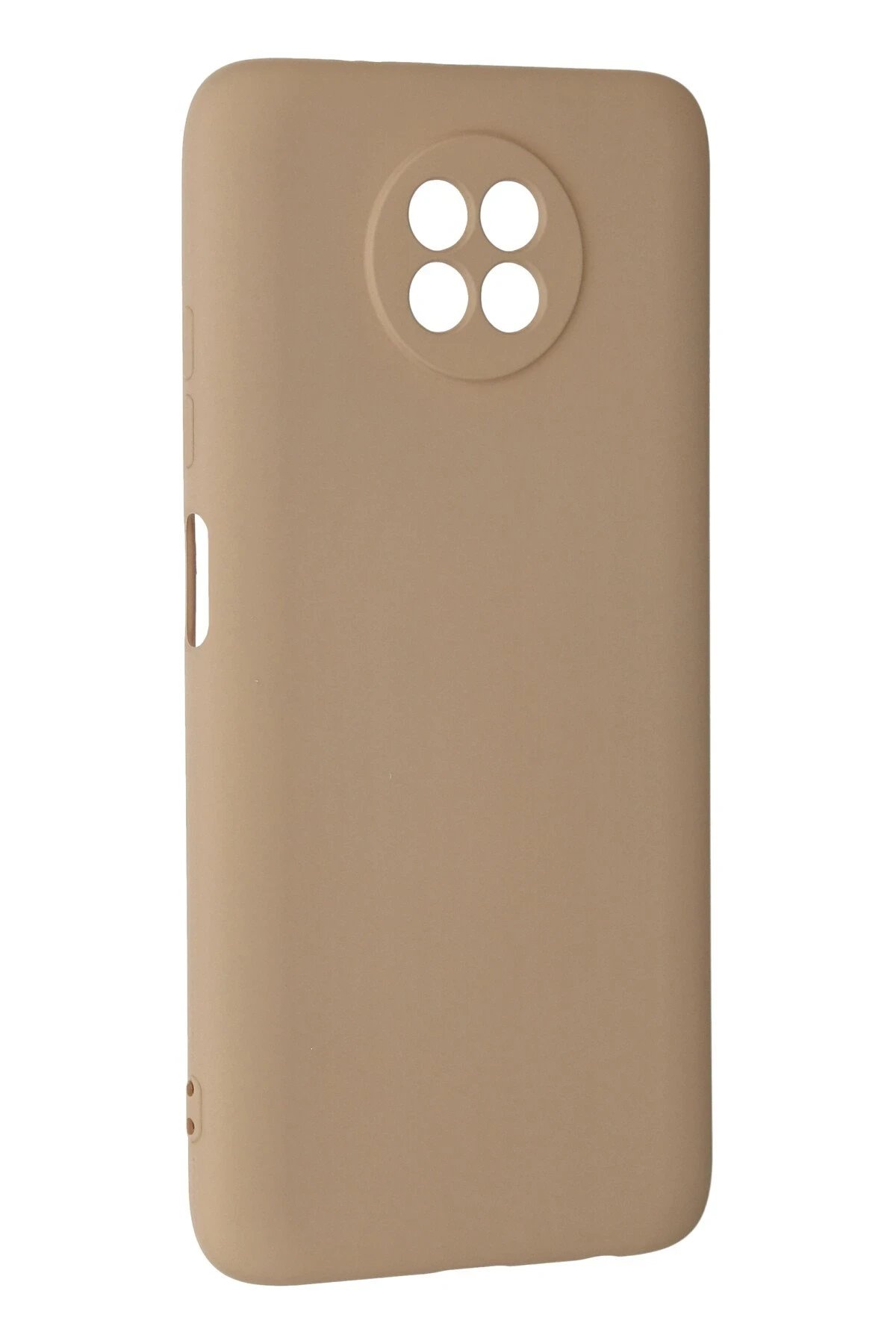 Newface Xiaomi Redmi Note 9 5G Kılıf Nano içi Kadife Silikon - Bej