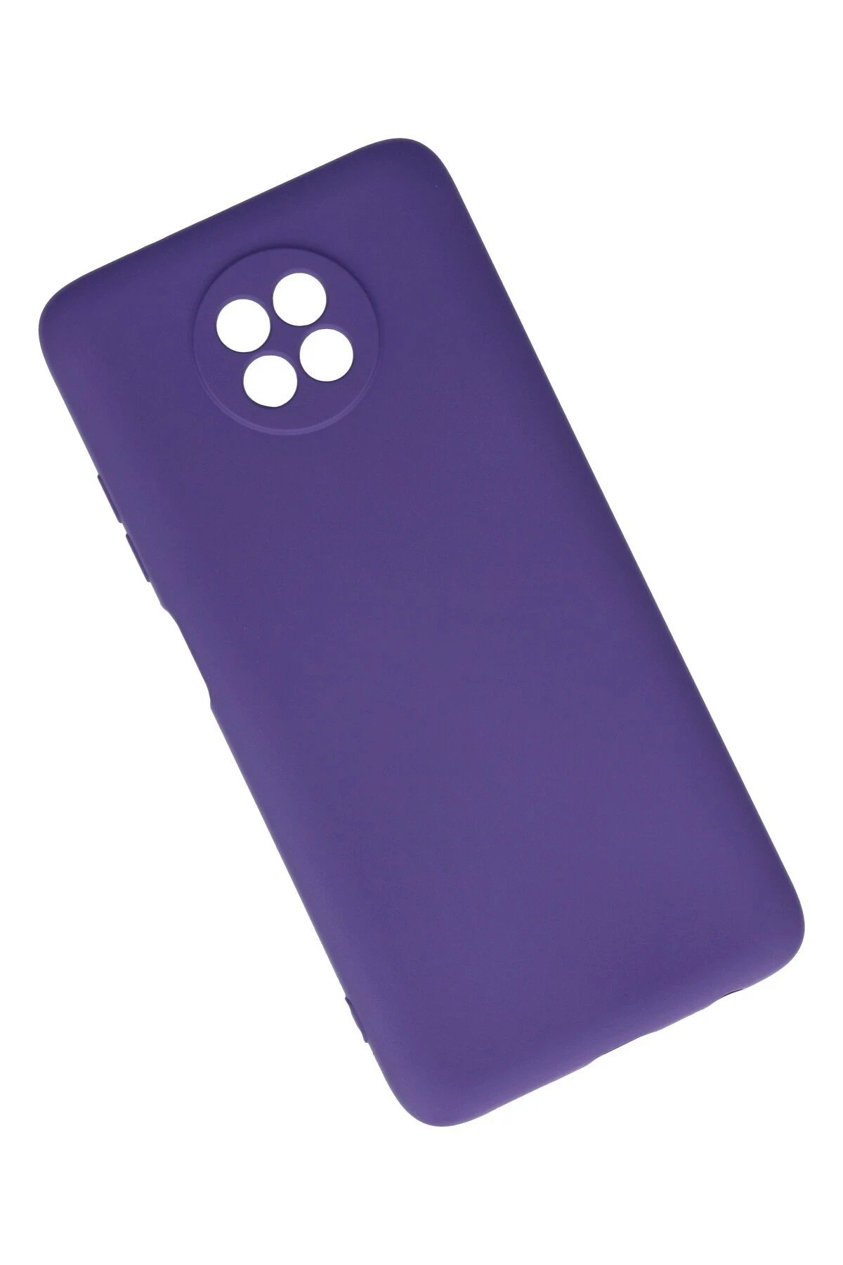 Newface Xiaomi Redmi Note 9 5G Kılıf Nano içi Kadife Silikon - Mor