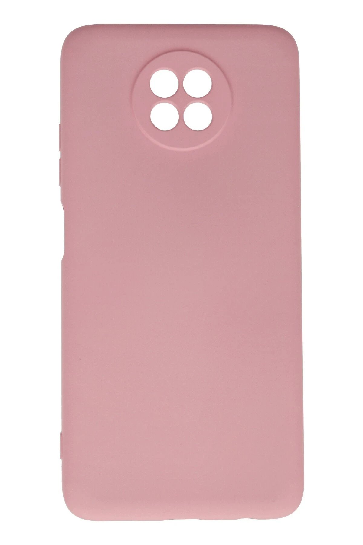 Newface Xiaomi Redmi Note 9 5G Kılıf Nano içi Kadife Silikon - Pembe