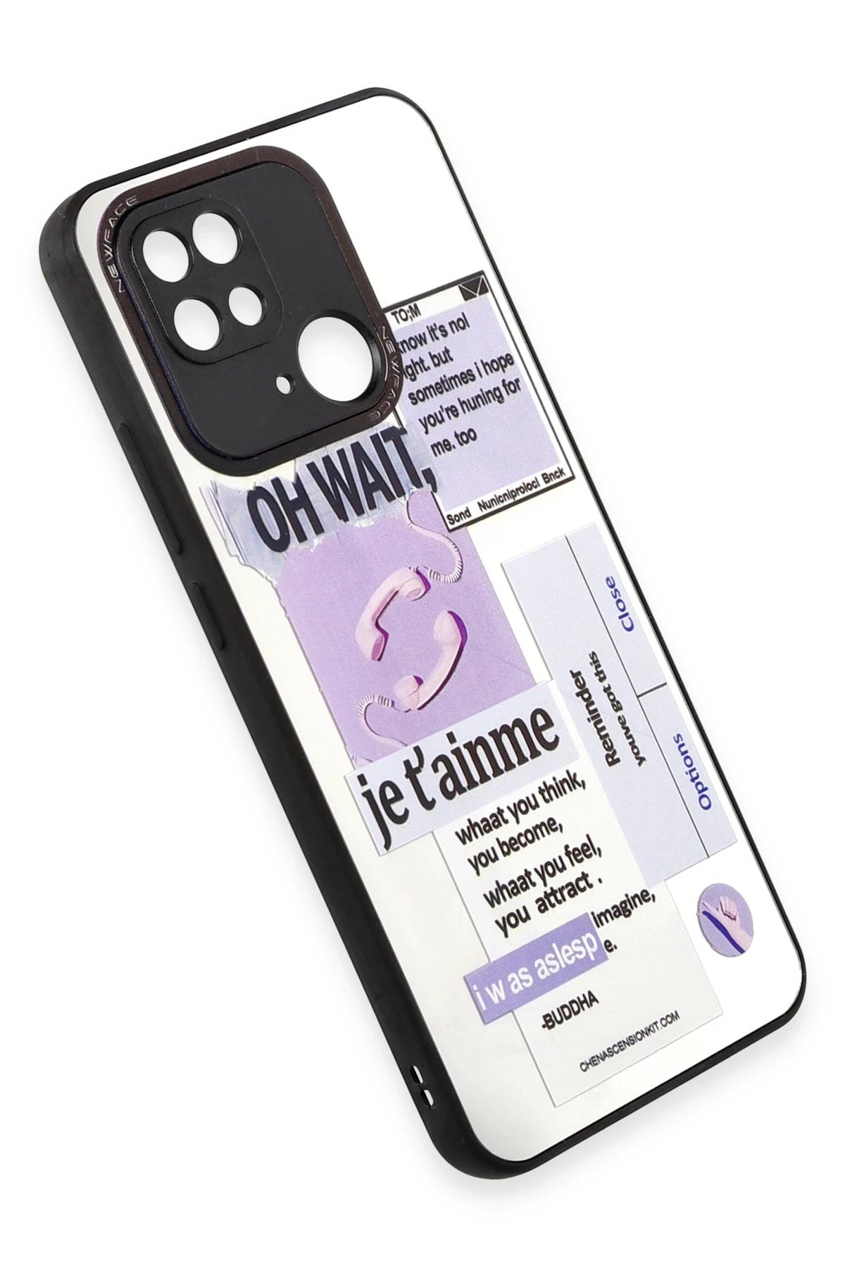 Newface Xiaomi Redmi 10C Kılıf Mirror Desenli Kapak - Mirror - 4